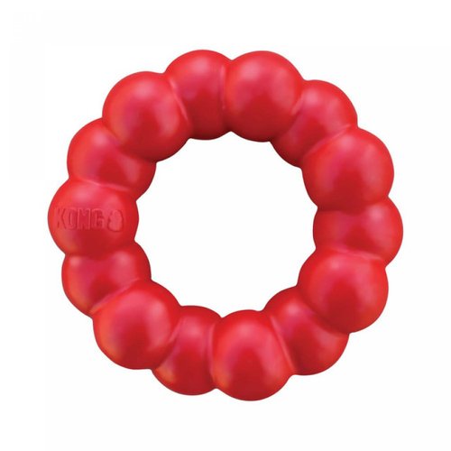 Kong Ring juguete para perro Anillo-mordedera Ch-Med rojo