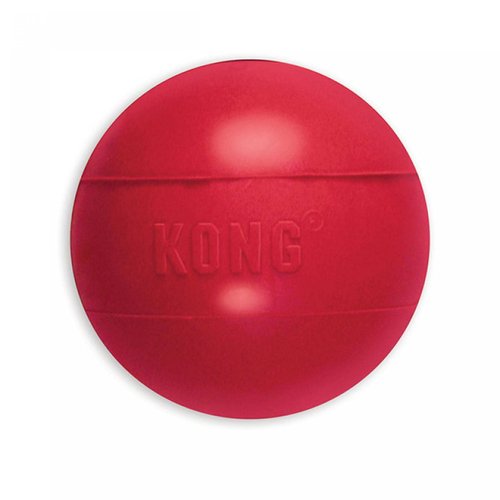 Kong Ball juguete para perro Pelota con hoyo para esconder premios Gde rojo