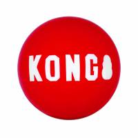 Kong Signature Juguete Para Perro Pelotas Con Firma Med 2 Piezas