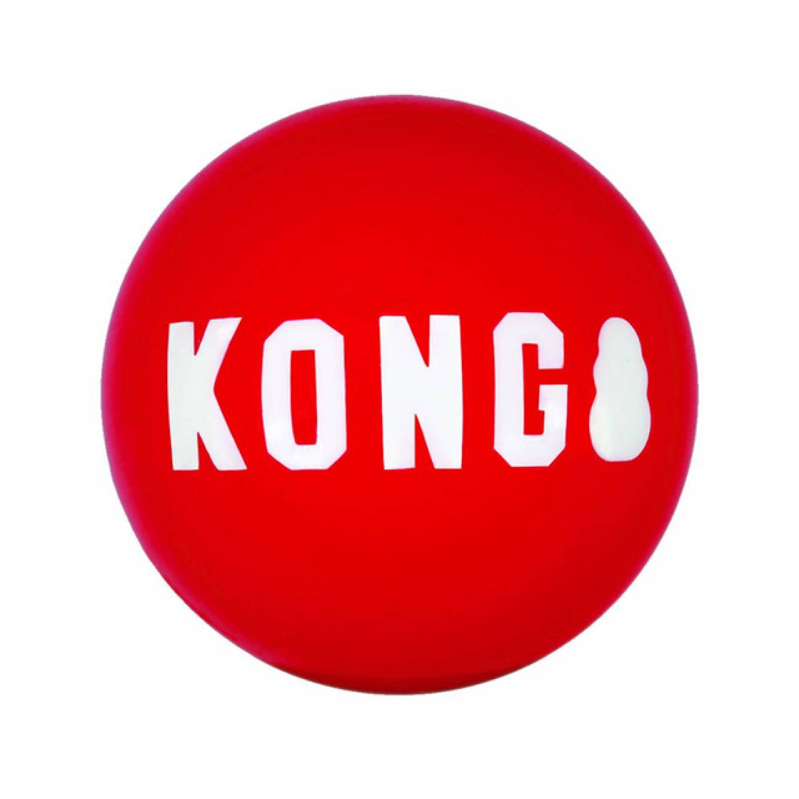 Kong Signature juguete para perro Pelotas con firma Med 2 piezas