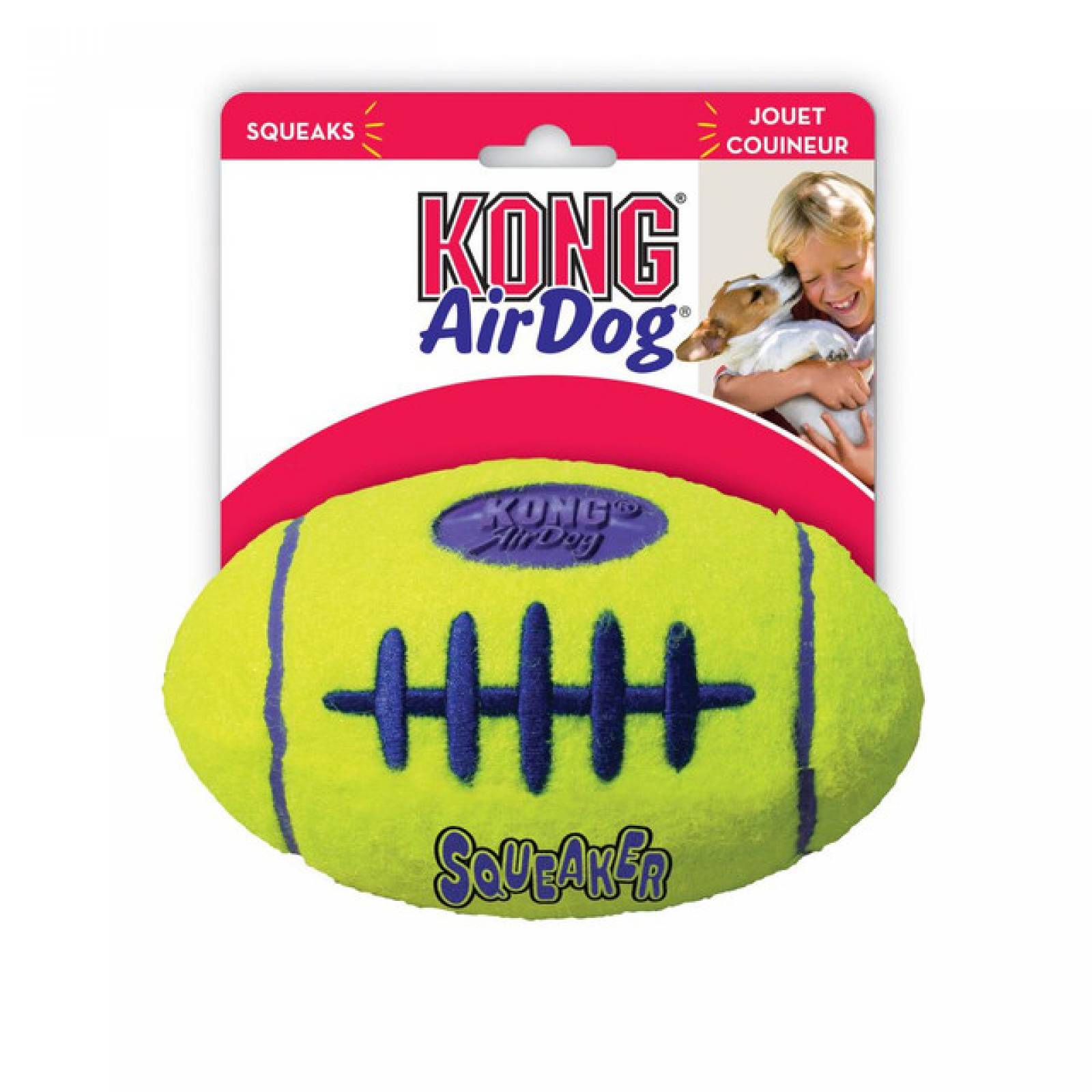 Kong juguete para perro Balon de Americano SqueakAir Grande