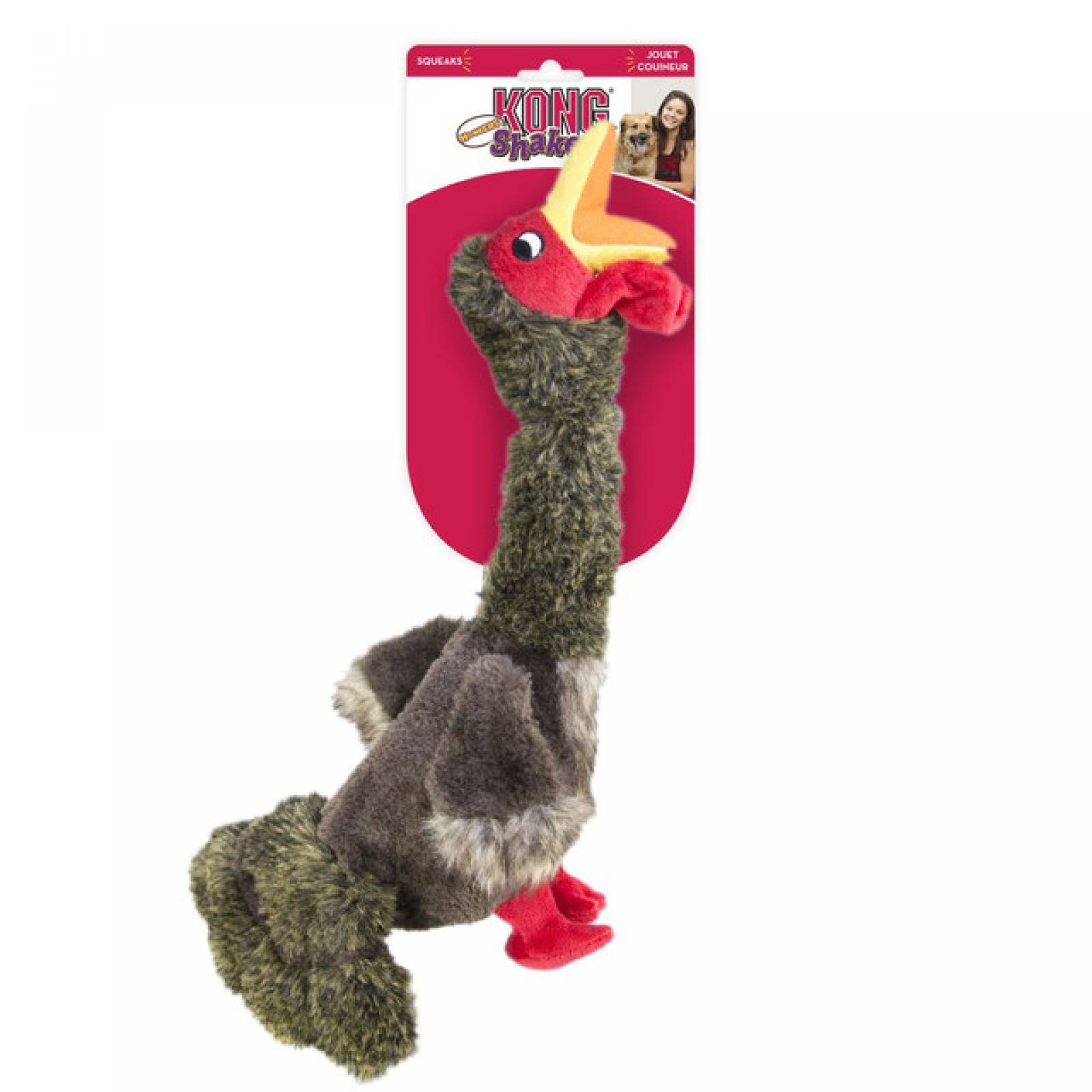Kong juguete para perro peluche con chillido Shakers Honkers Pavo Ch