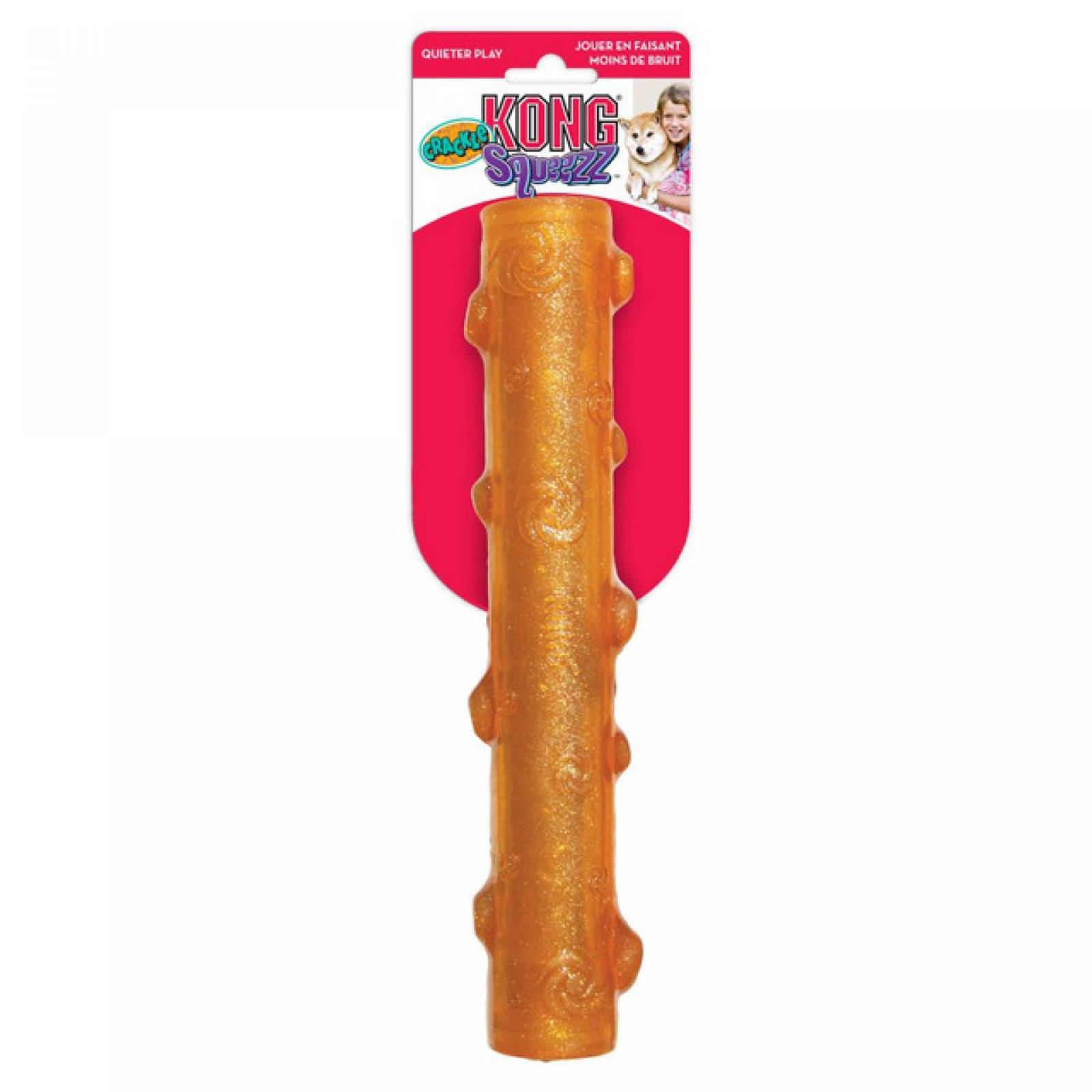 Kong juguete para perro Vara Squeezz Crackle Gde
