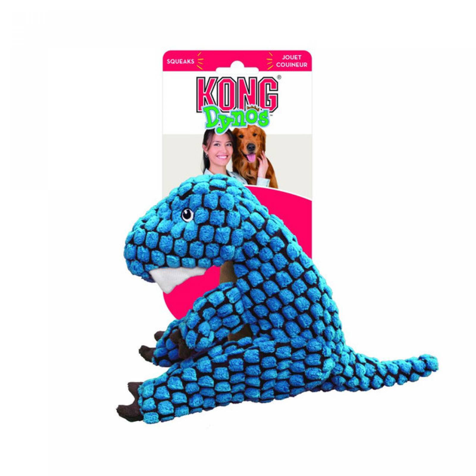 Kong juguete para perro Dynos T-Rex Azul Gde
