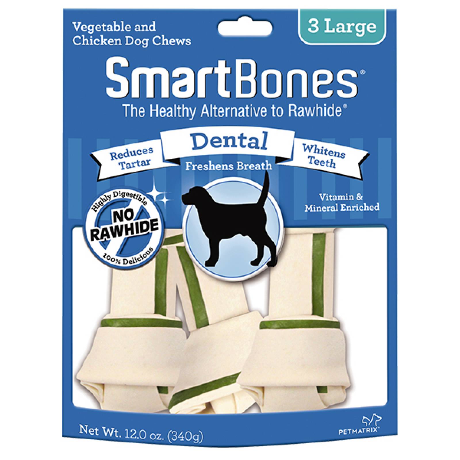 Smartbones premios para Perro Huesos Dental Gde 6 pzas