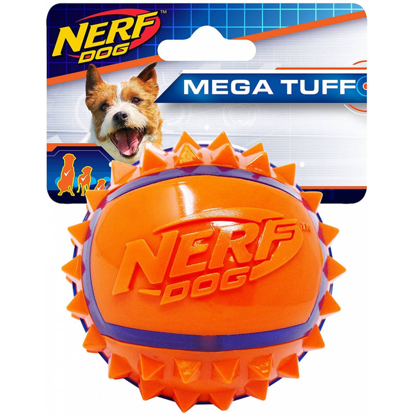 Nerf Pet Juguete para perro Pelota Spike 3.5"