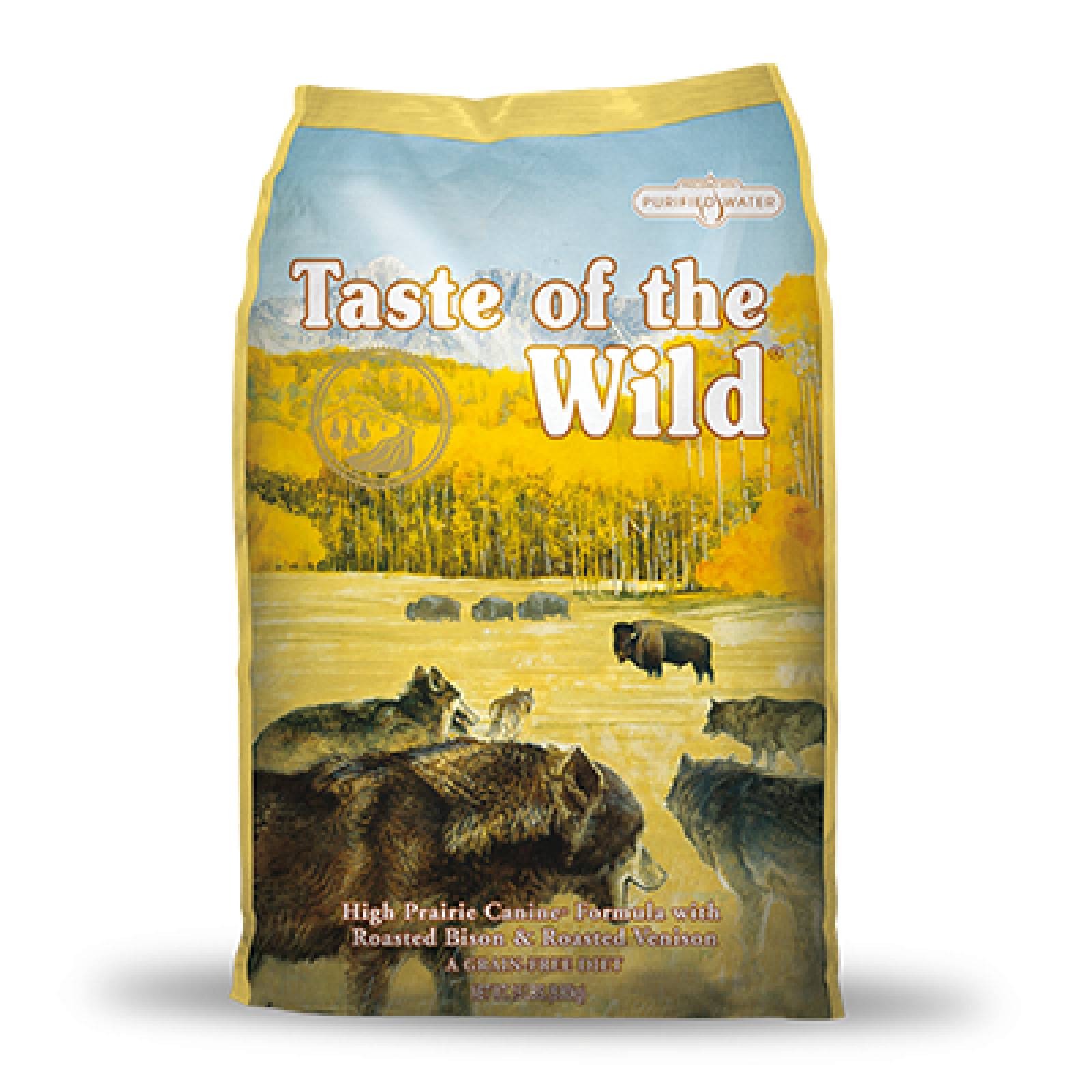 Taste of the wild Alimento para Perro Adulto High Prairie de Bisonte y Venado asado 32/18 6.8 Kg