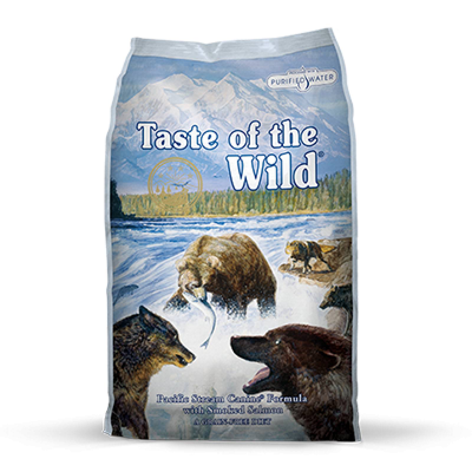 Taste of the wild Alimento para Perro Adulto Pacific Stream de Salmon Ahumado 25/15 2.28 kg