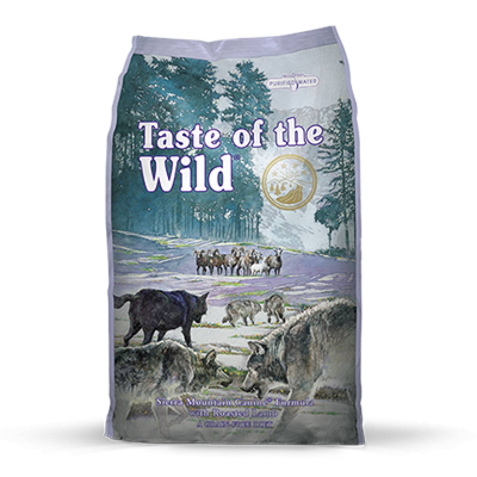 Taste of the Wild Alimento para Perro Adulto Sierra Mountain de Cordero Asado 25/15 2.28 Kg