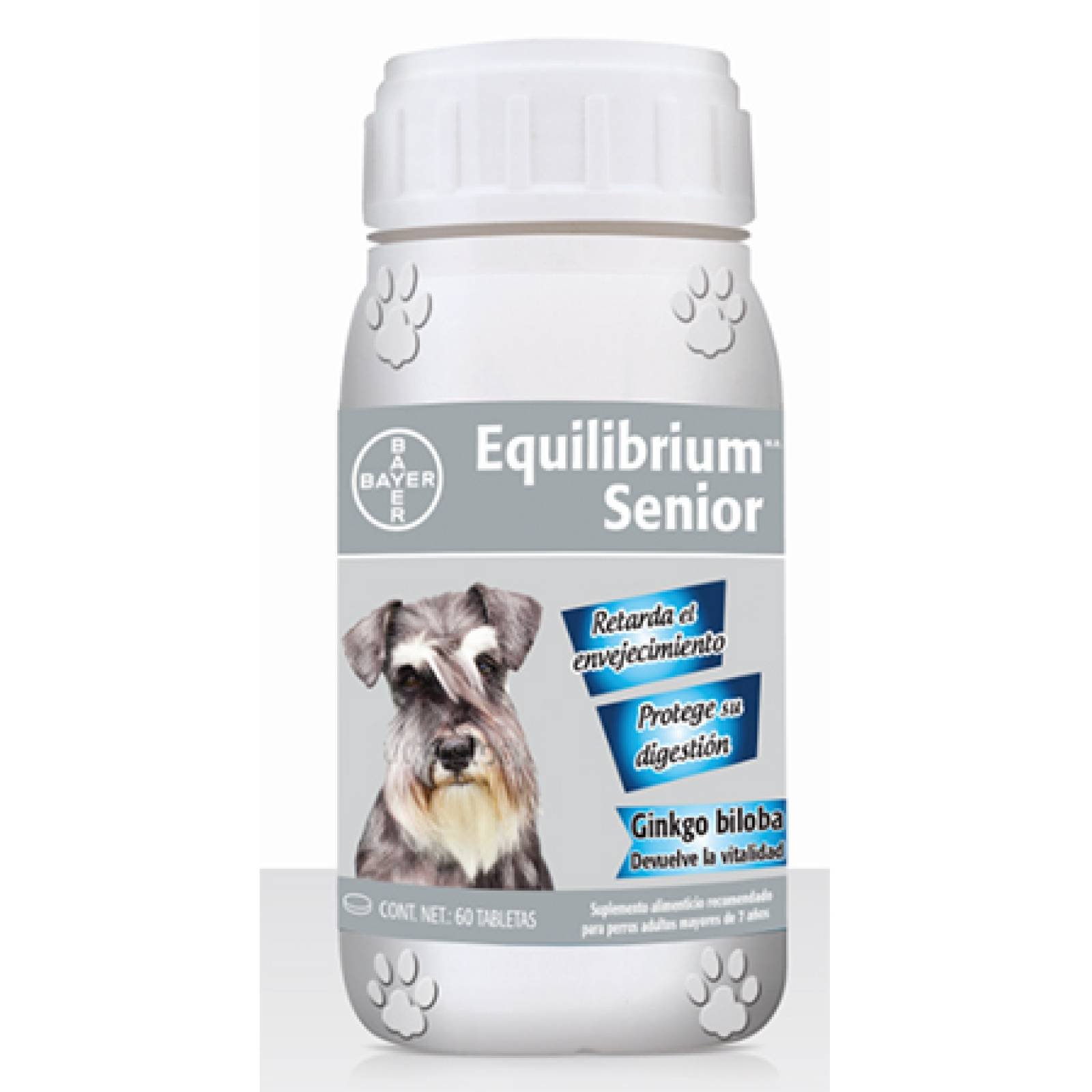 EQUILIBRIUM SENIOR Vitamina para Perro con 60 tabletas