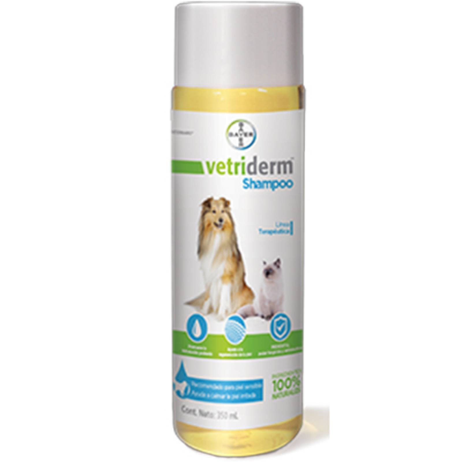 VETRIDERM Shampoo terapeutico para Perros y Gatos 350 ml
