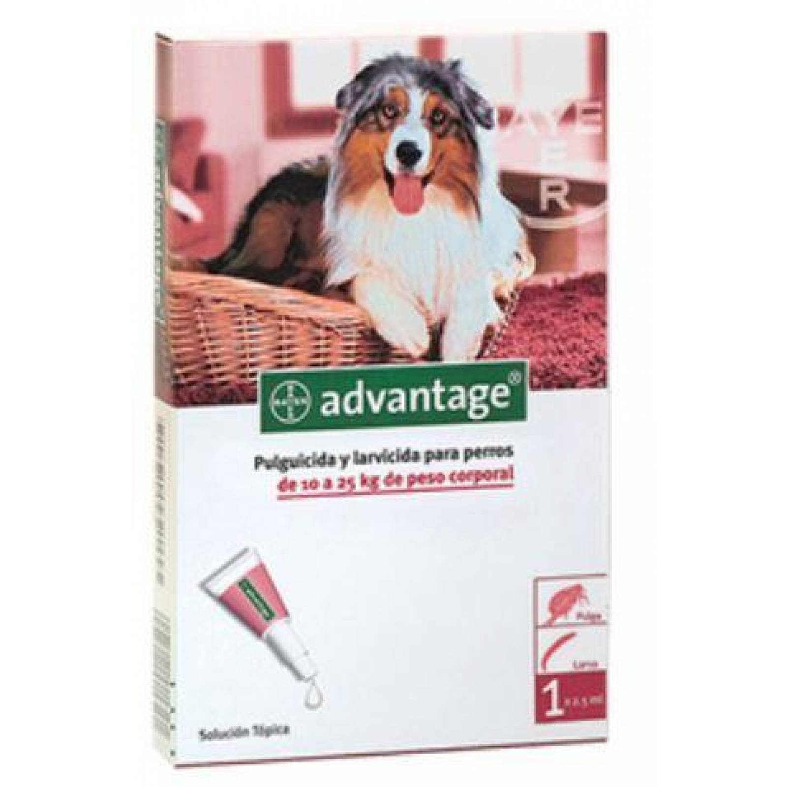ADVANTAGE Antipulgas para Perros Solución Tópica pipeta de 2.5 ML