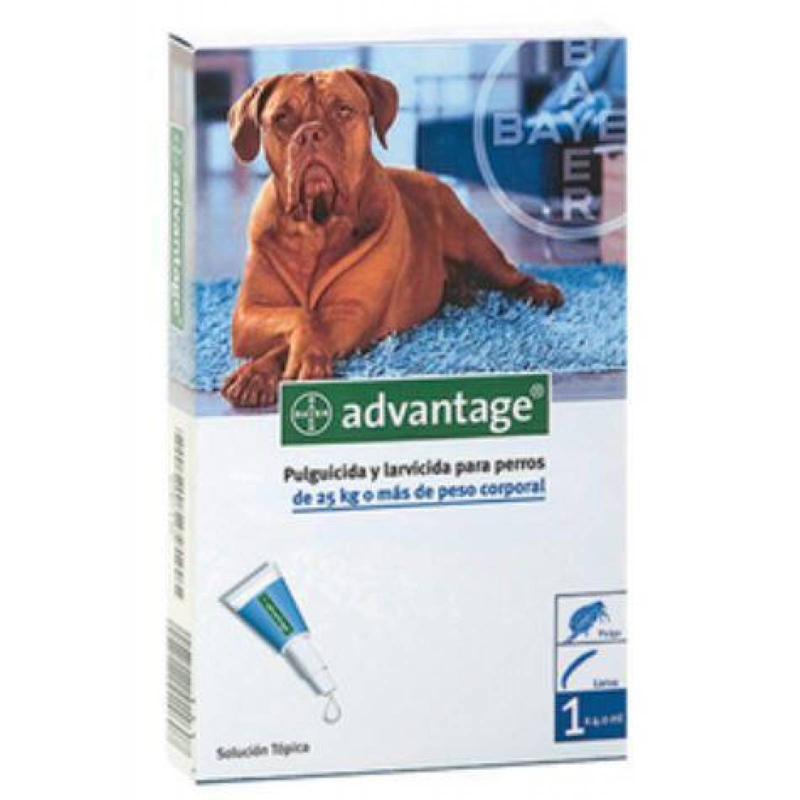 ADVANTAGE Antipulgas para Perros Solución Tópica pipeta de 4.0 ML