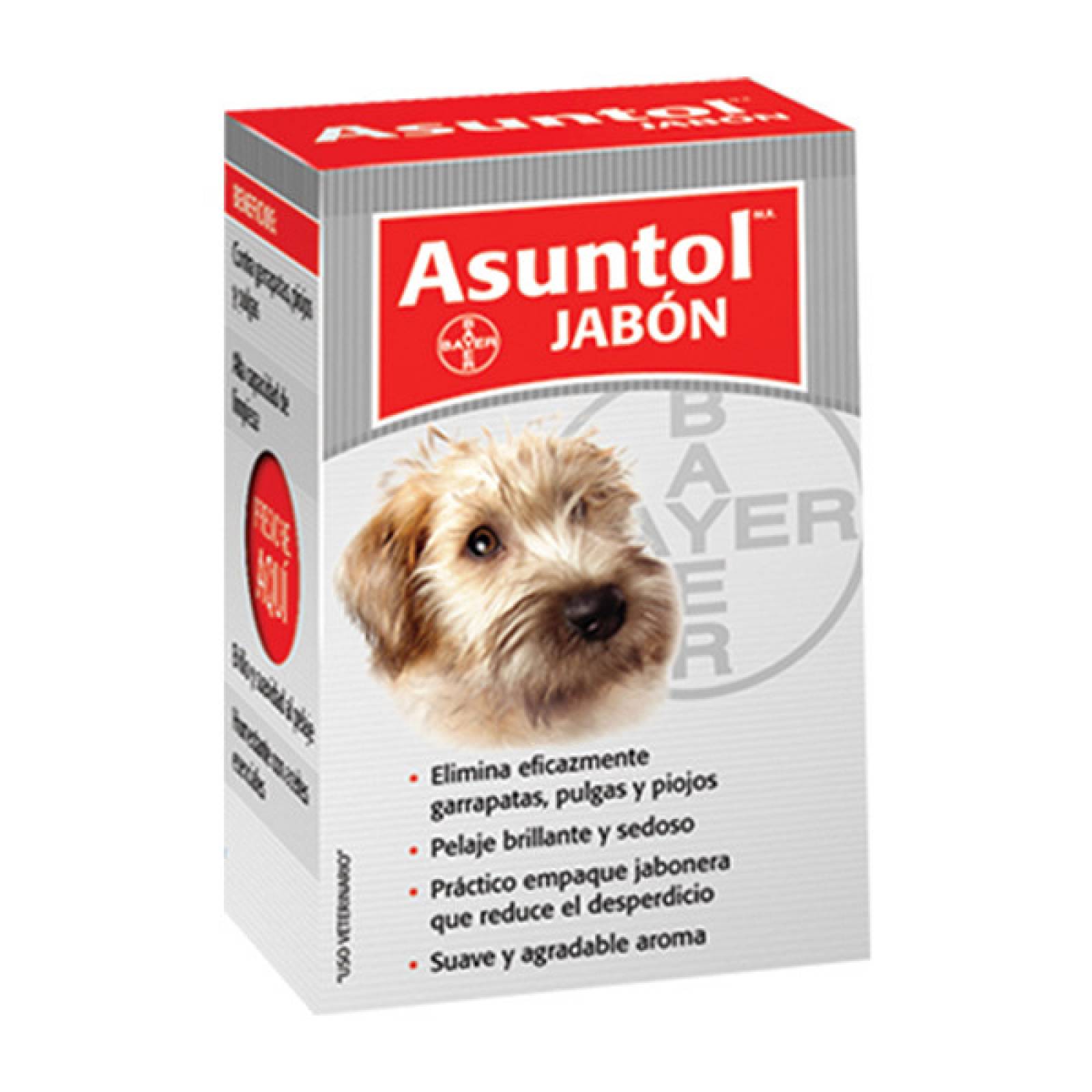 ASUNTOL Jabón Antipulgas para Perro barra de 100gr