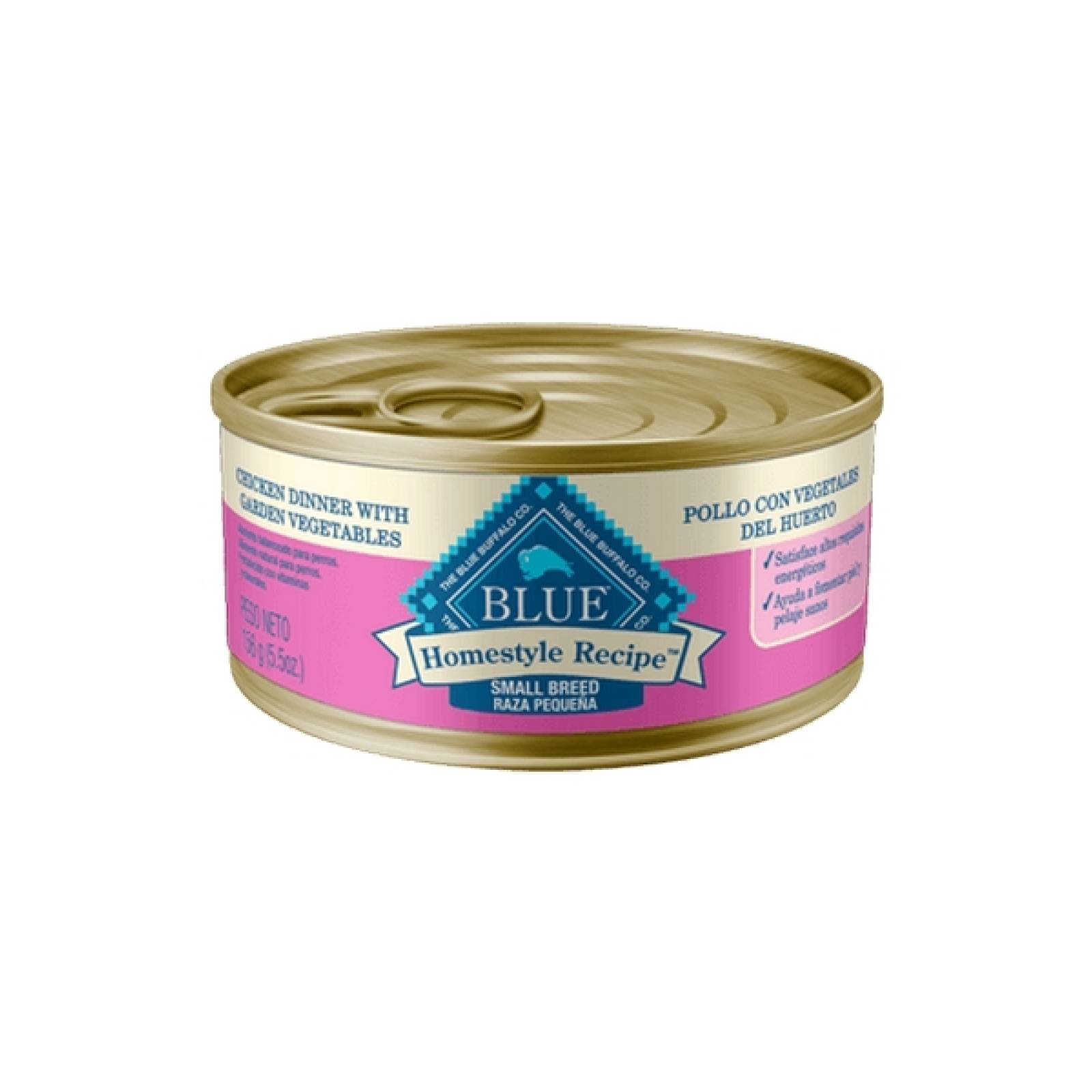 Blue Buffalo Alimento Húmedo para Perro Raza Pequeña Merienda de Pollo 156 g