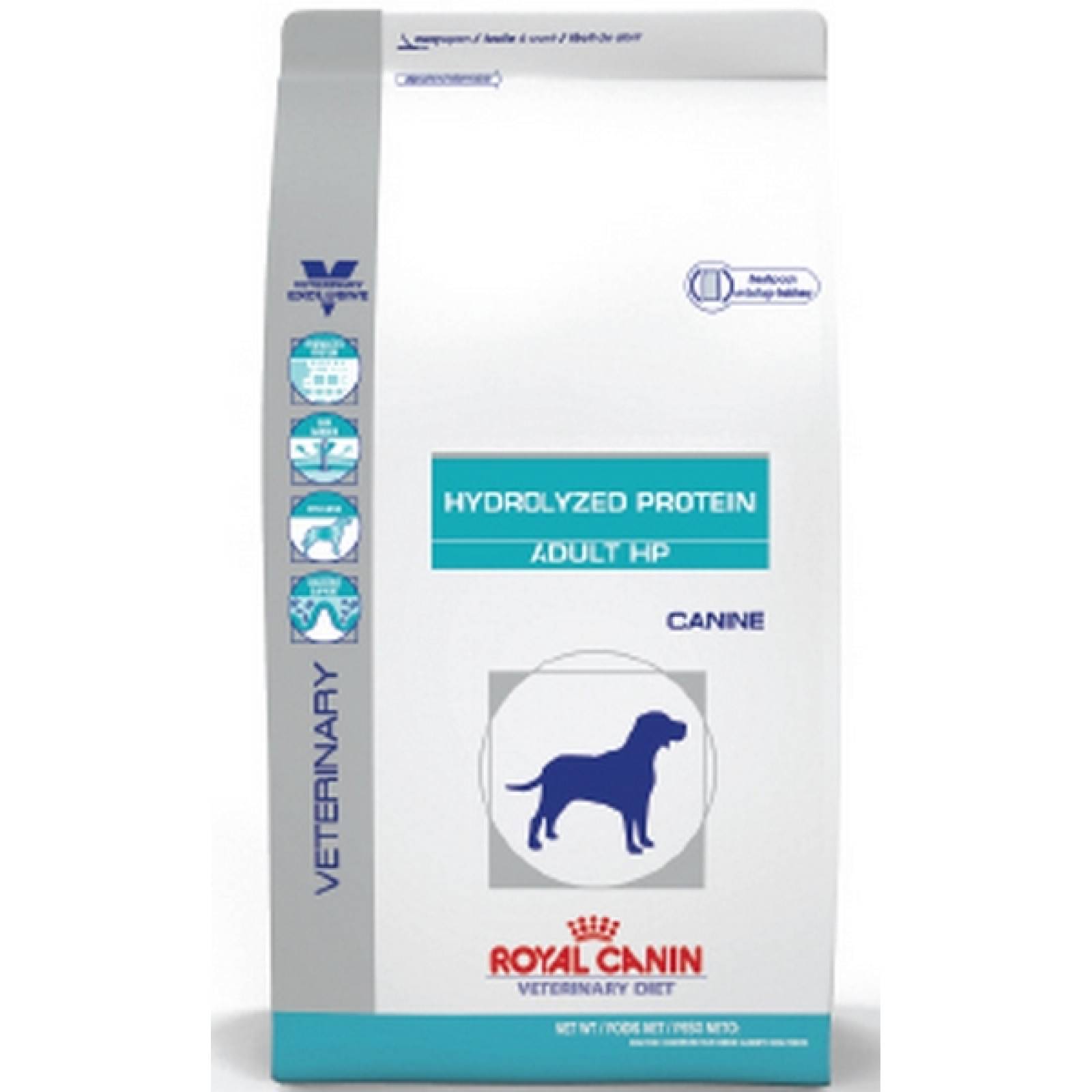 Royal Canin Dieta Veterinaria Alimento para Perro Adulto Proteina Hidrolizada HP para la Intolerancia al Alimento 11.5 Kg