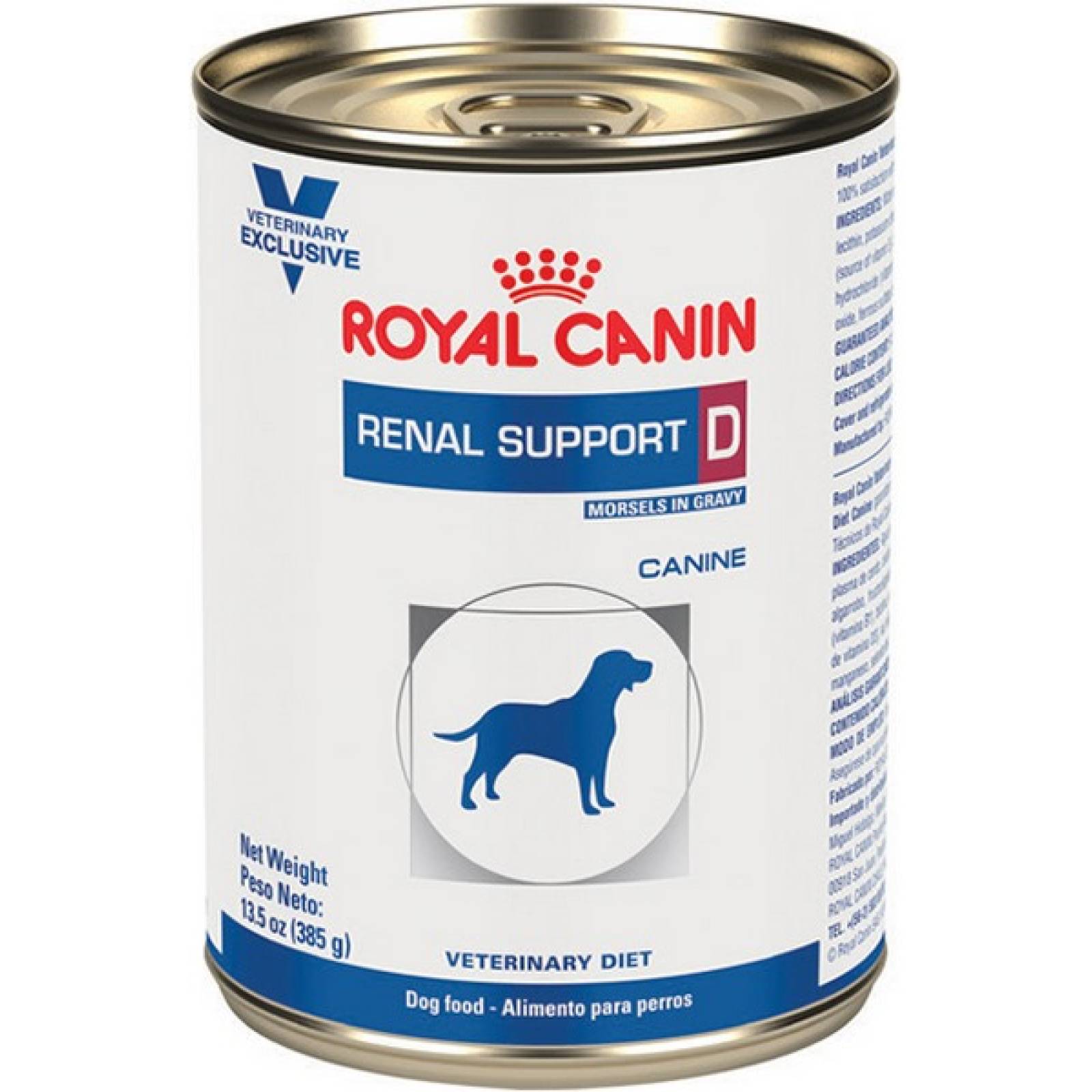 Royal Canin Dieta Veterinaria Alimento Humedo para Perro Soporte Renal D MIG lata 385 g