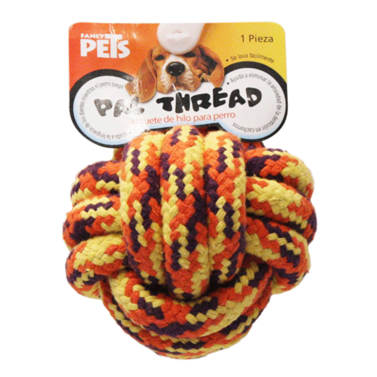 Fancy Pets Juguete para Perro Bola de Cuerda Tejida de 8 cm