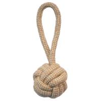Naturance Juguete Para Perro Jaladera Sencilla Con Bola Tejida Ch De 20 Cm