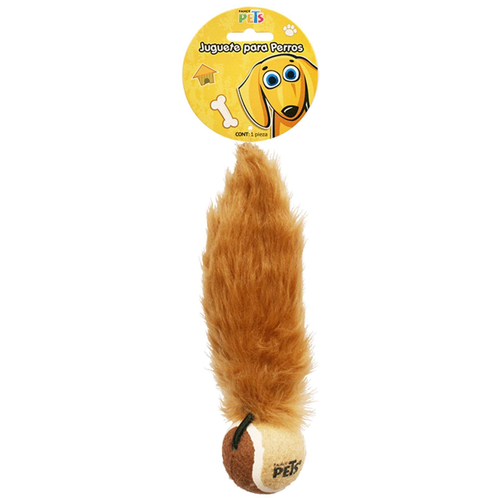 Fancy Pets Juguete para Perro Bola de Tenis con Cola de 25 cm