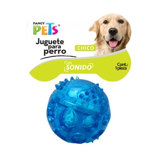 Fancy Pets Juguete para Perro Pelota Flexible con Sonido Ch