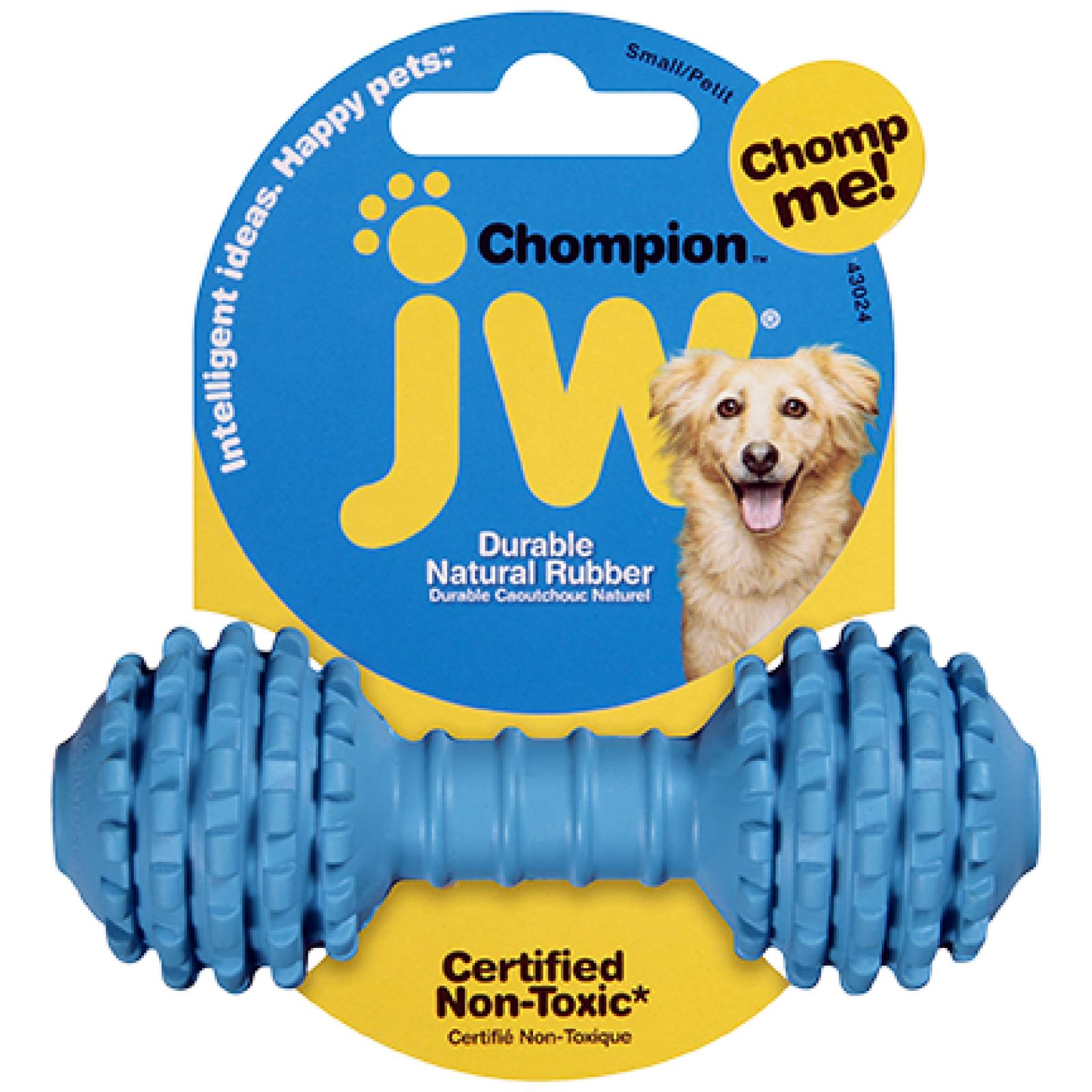 JW pets Juguete para Perro Pesa Chompion de Goma ligera