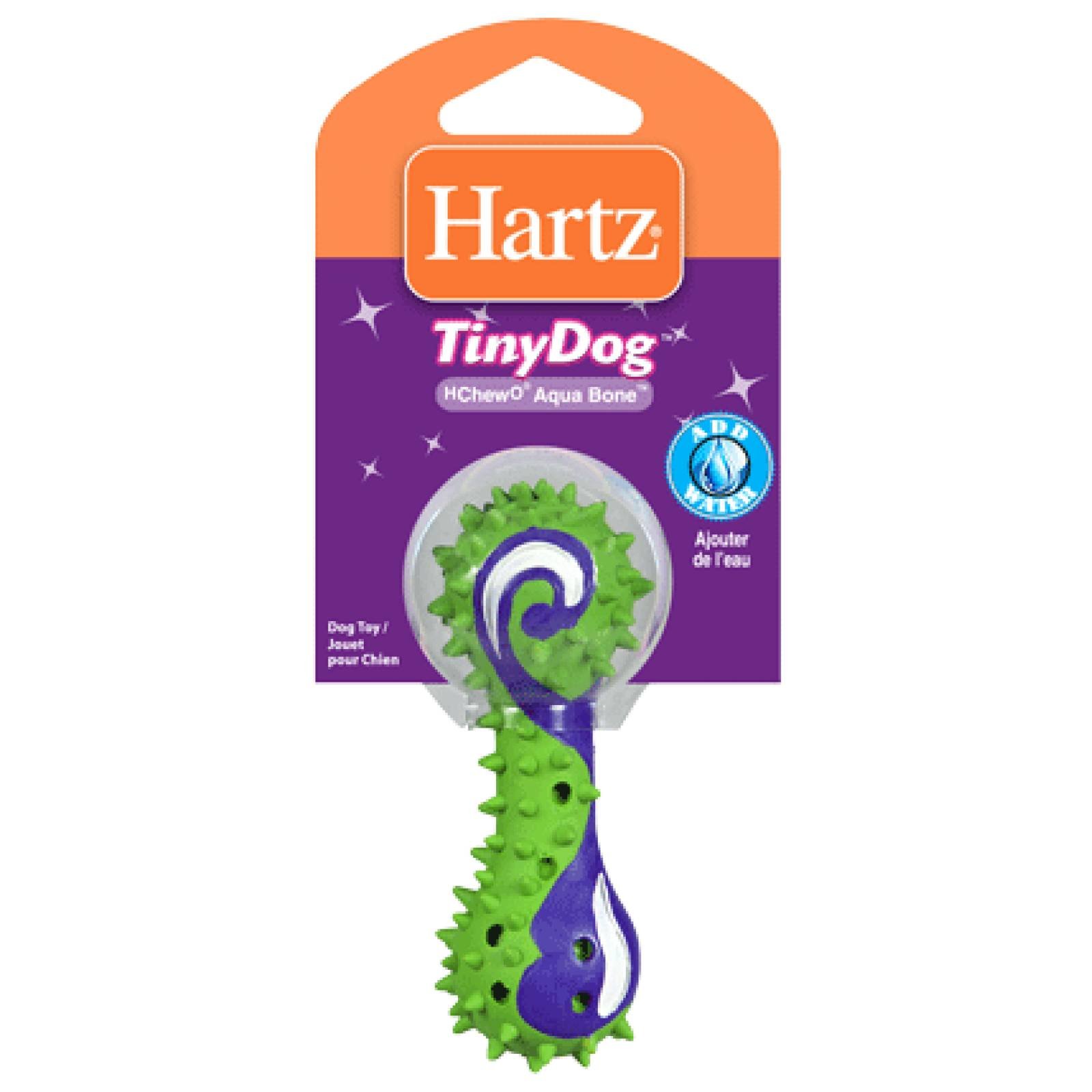 Hartz Juguete para Perro Tiny Dog Hueso Aqua Mini