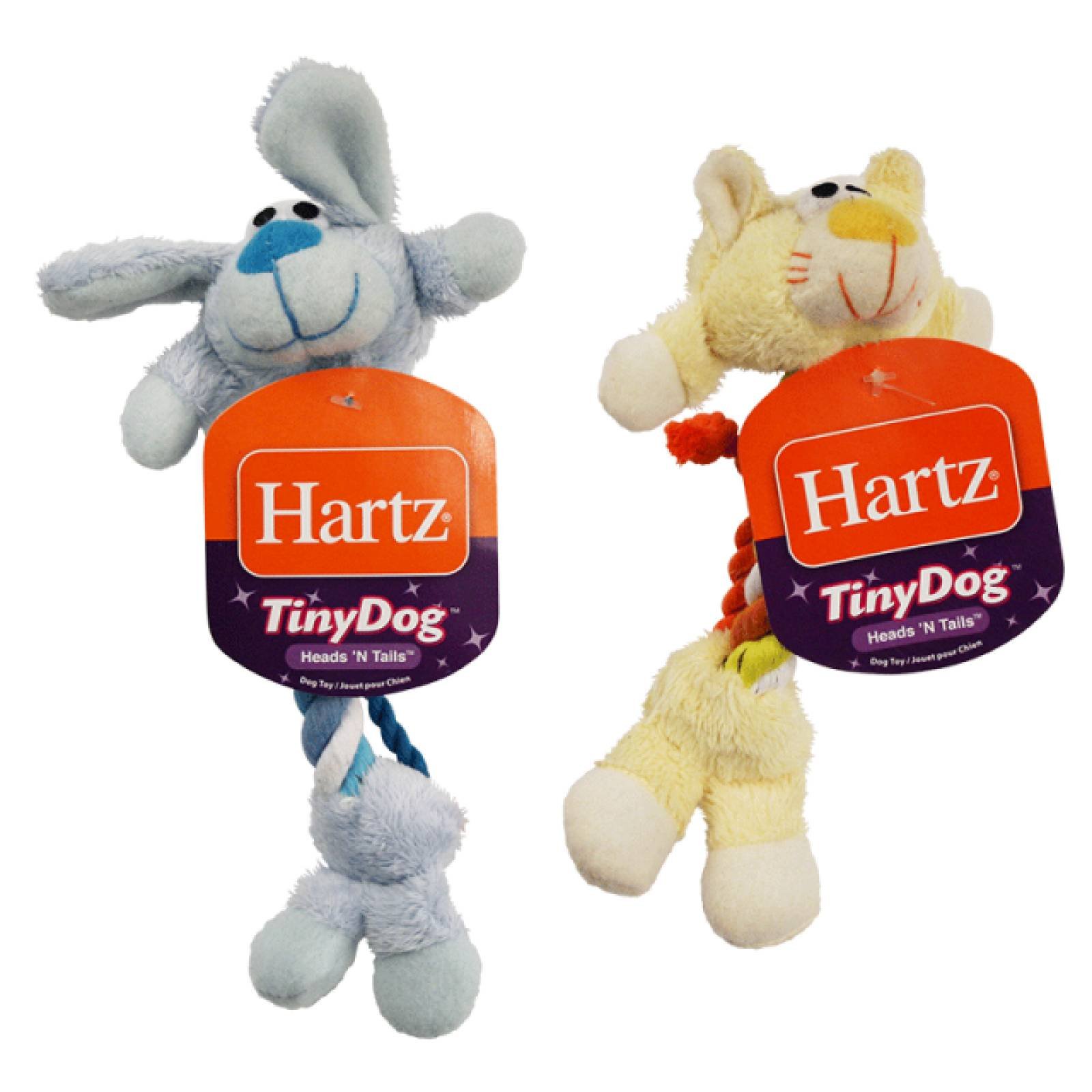 Hartz Juguete para Perro Tiny Dog  Cabezas y Cola