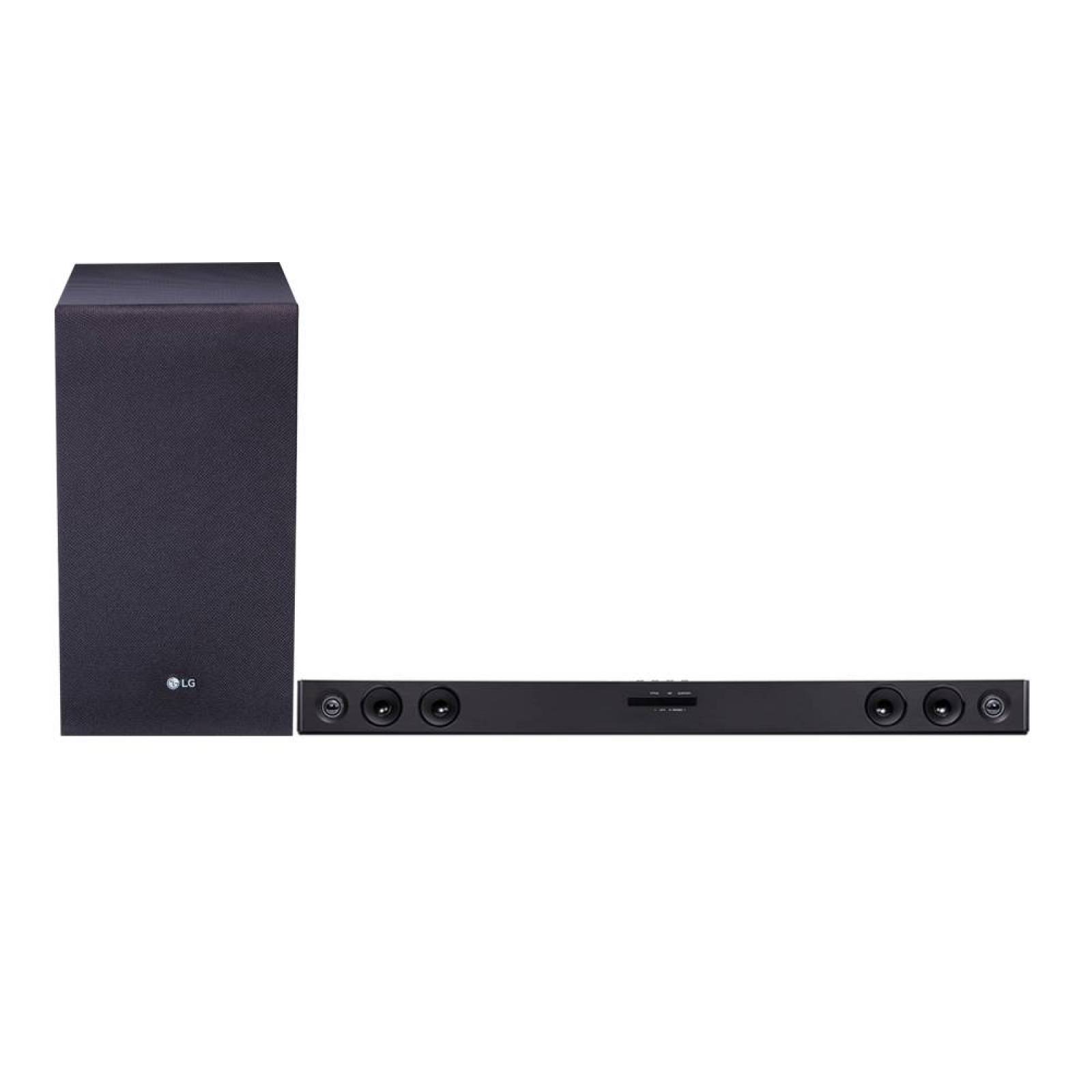 Barra de Sonido LG 2.1 Canales 300 Watts Bluetooth Negro