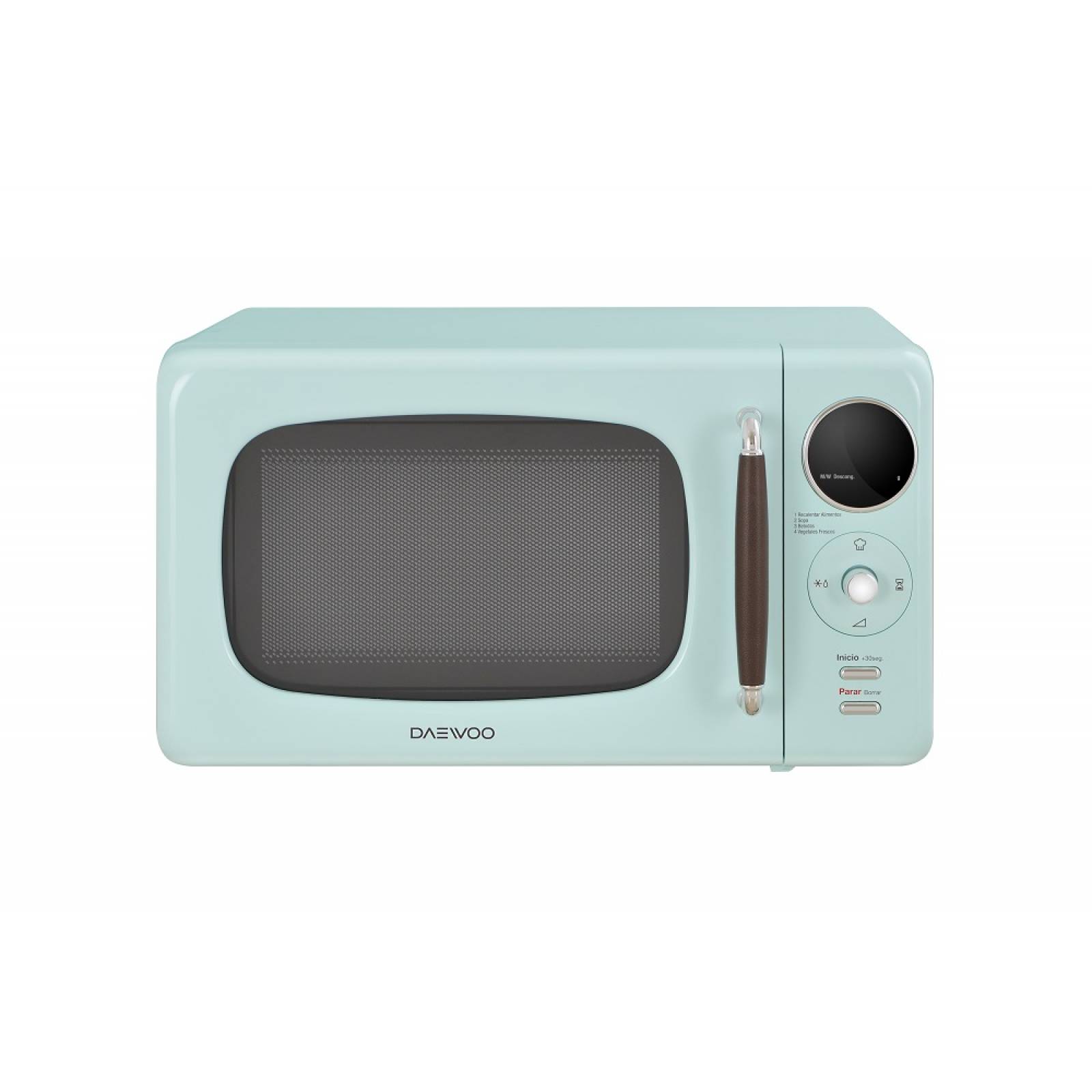 Horno de Microondas Daewoo 0.7 Pies Retro Menta
