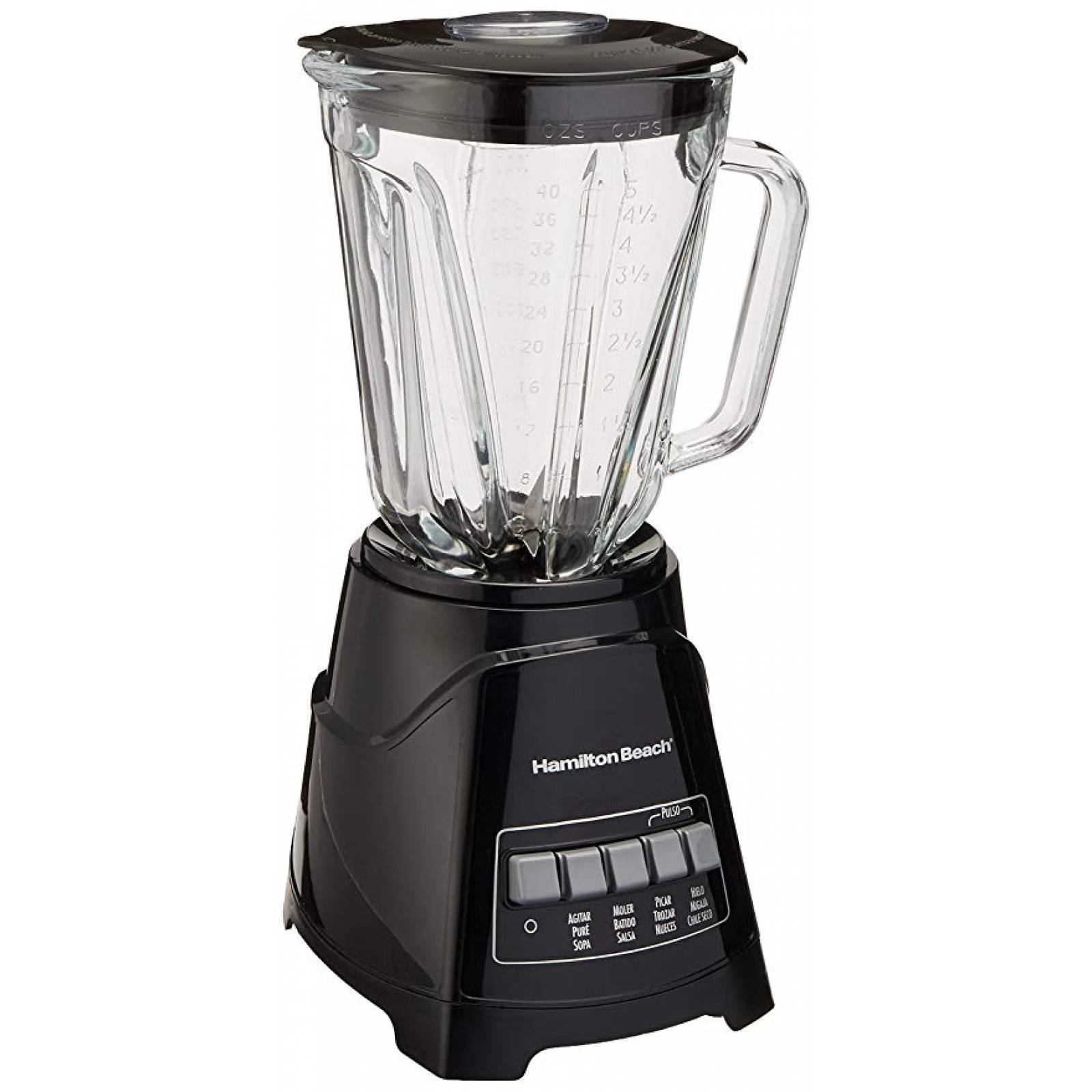 Licuadora Hamilton Beach 58146MXR Power Elite 450 Watts Negro