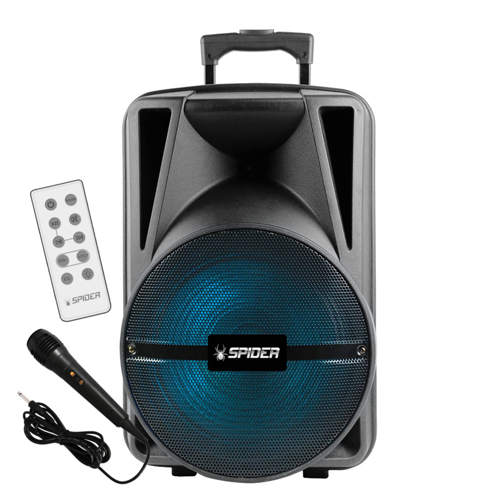 Bocina Amplificada Bluetooth Sd Aux 12 20,000w Sr-baf153