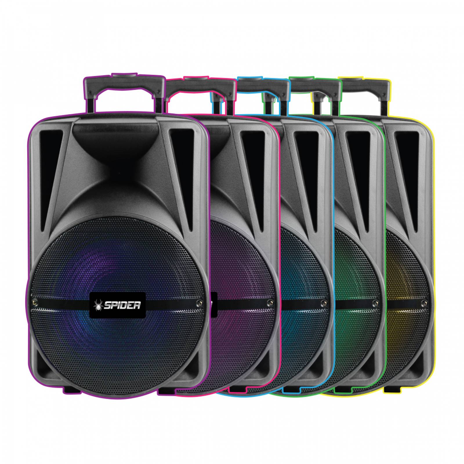 Bocina Amplificada Bluetooth Sd Aux 12 20,000w Sr-baf153