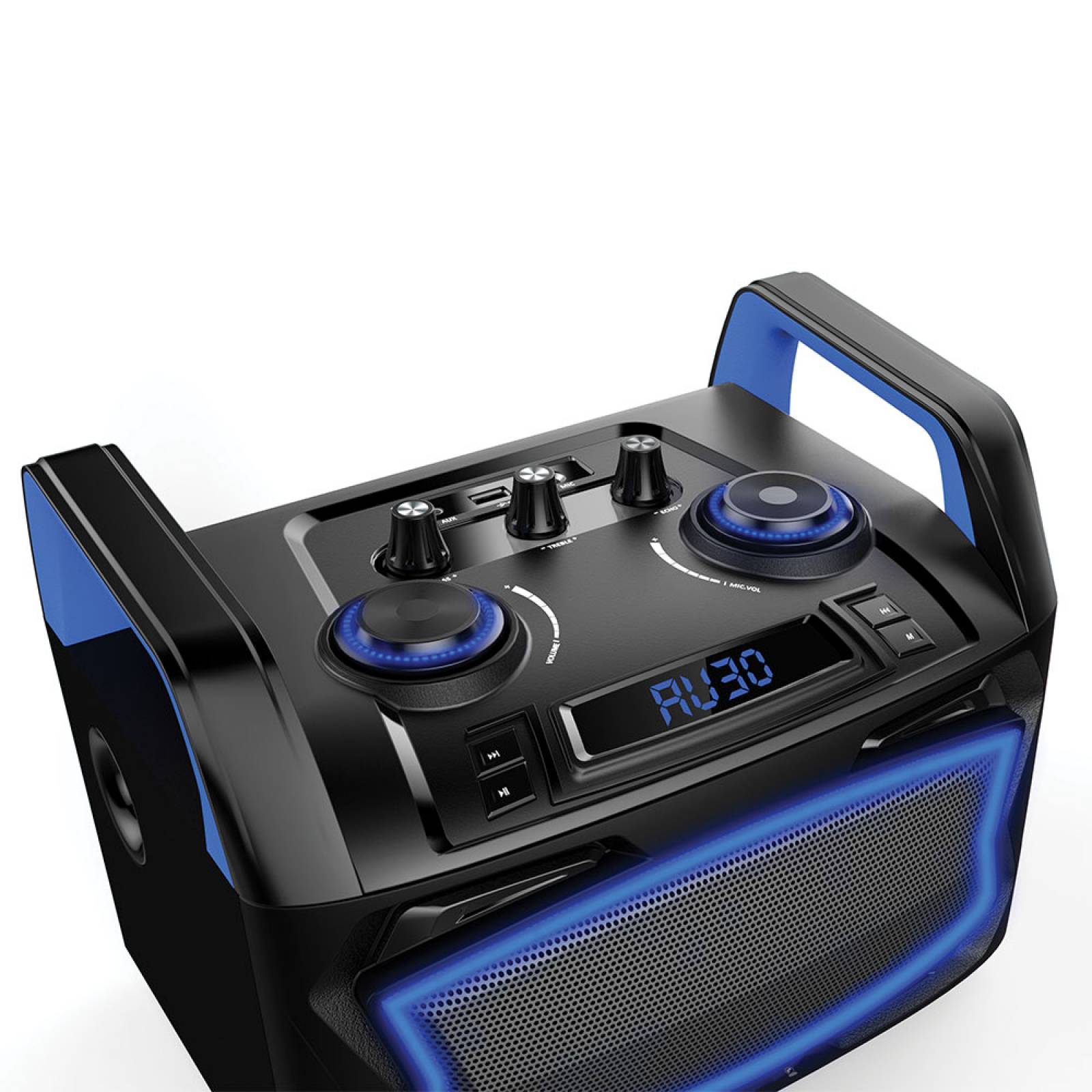 Bocina Portatil Bt 2000w Hf-t2 Hf Audio