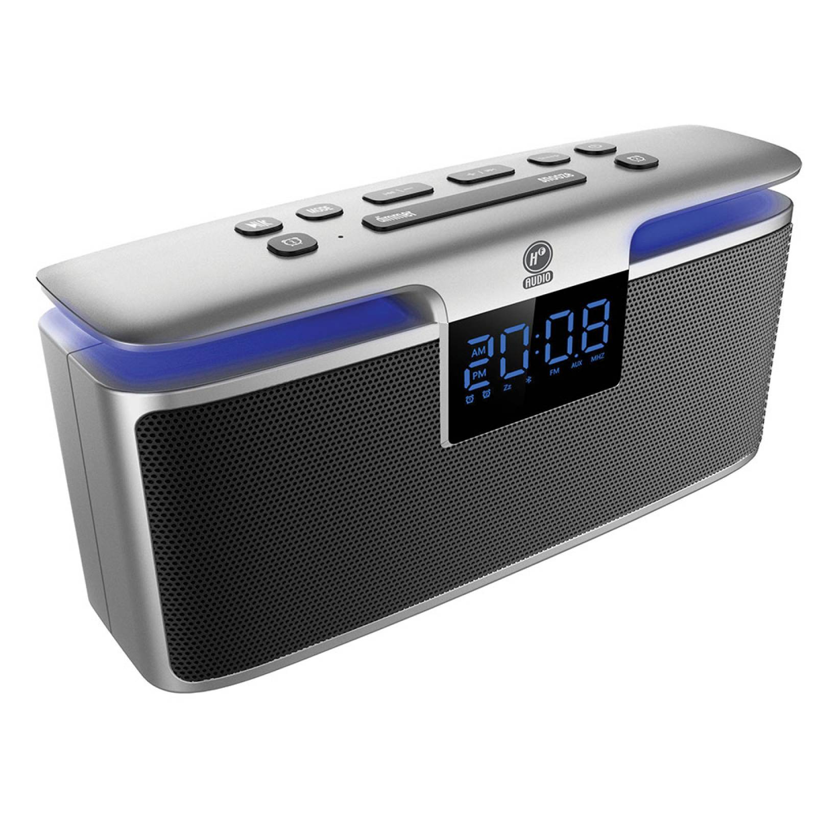 Bocina Bluetooth Con Reloj Despertador Mp3 Usb Sd Hf-clock50