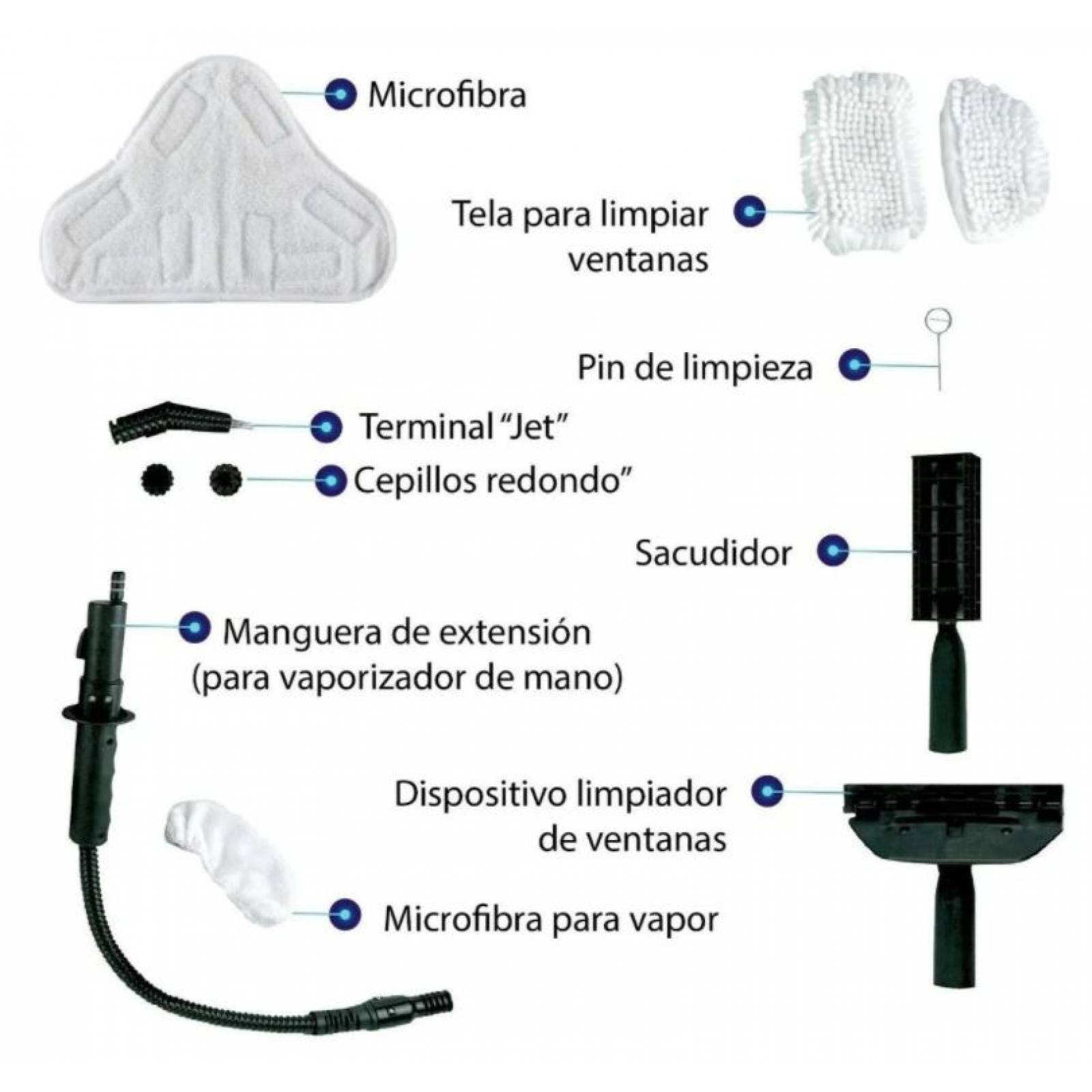 Limpiador y Vaporizador Mop Express X9