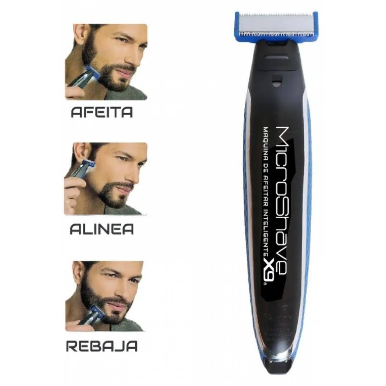 Rasuradora Maquina de Afeitar Inteligente Micro Shave X9 Recargable ToucH