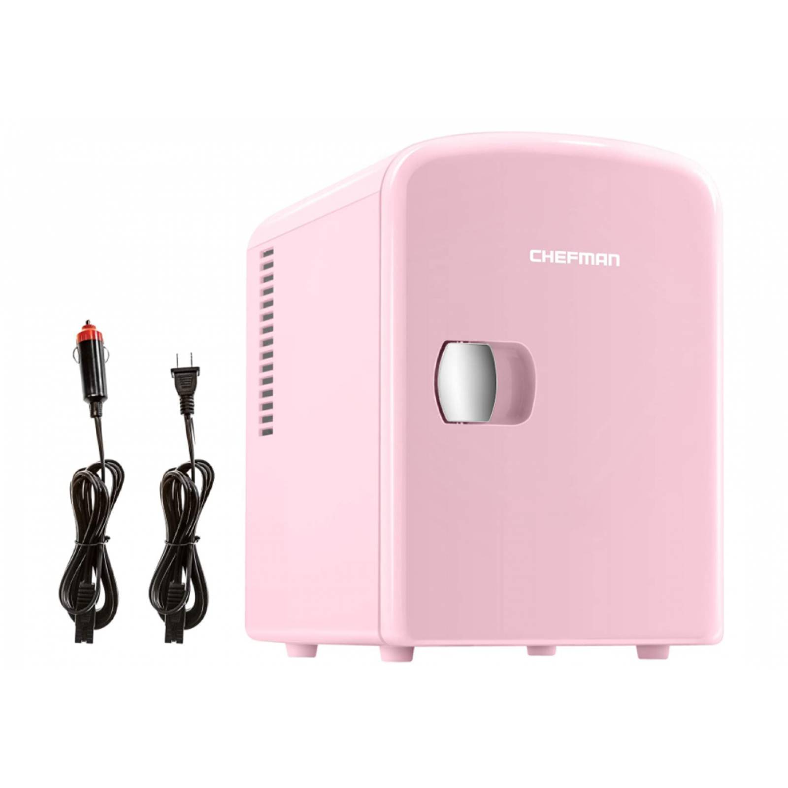 Mini nevera portátil compacta con espejo