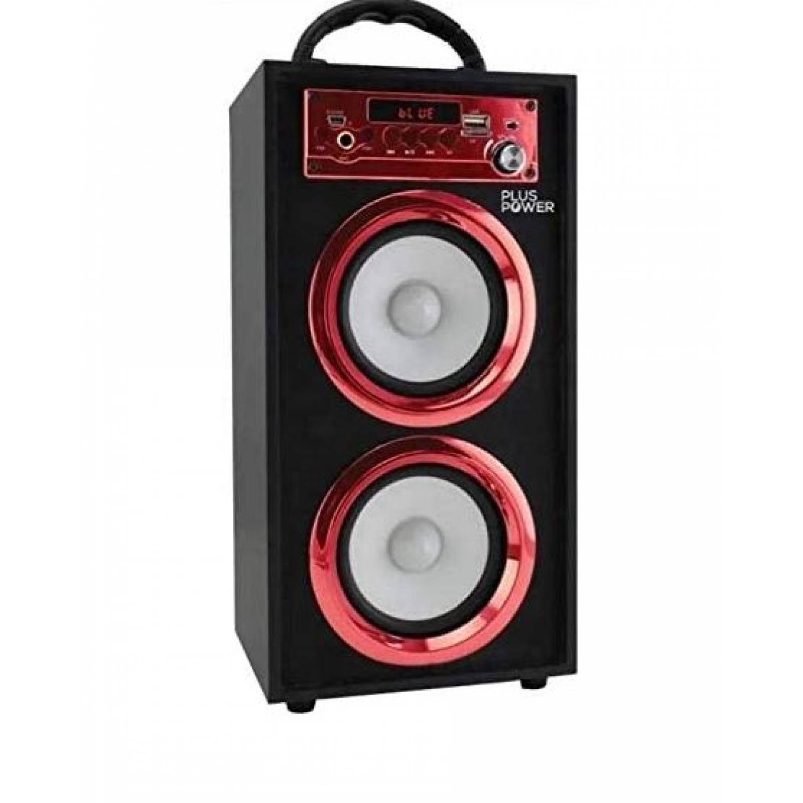 BOCINA PORTATIL CON BLUETOOTH MICRO SD USB AUXILIAR  PLUS POWER PPWBT24