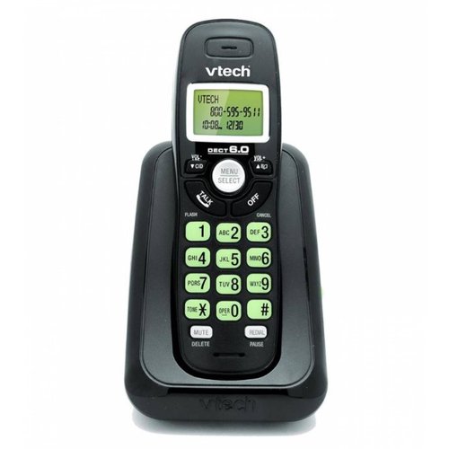 Telefono Inalambrico Vtech Negro  Cs-6114-11 Identificador
