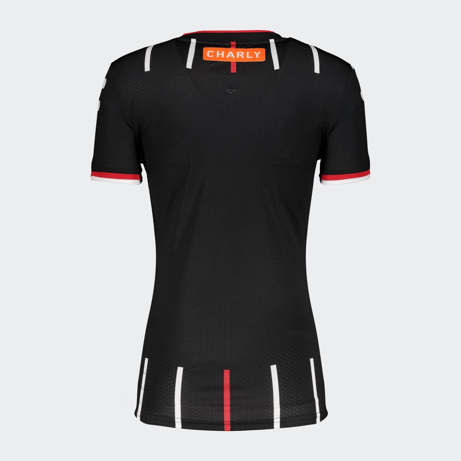 JERSEY DAMA CHARLY CUERVOS NEGRO RAYAS 