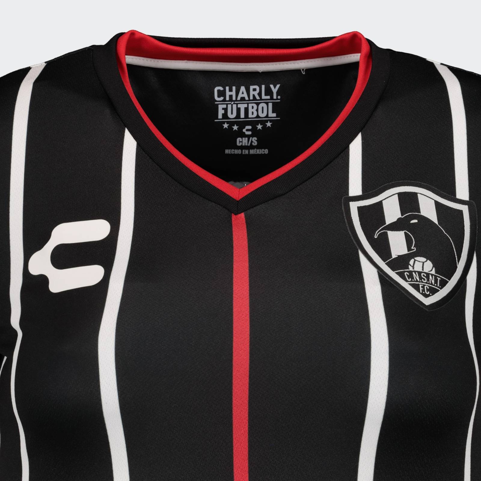 JERSEY DAMA CHARLY CUERVOS NEGRO RAYAS 