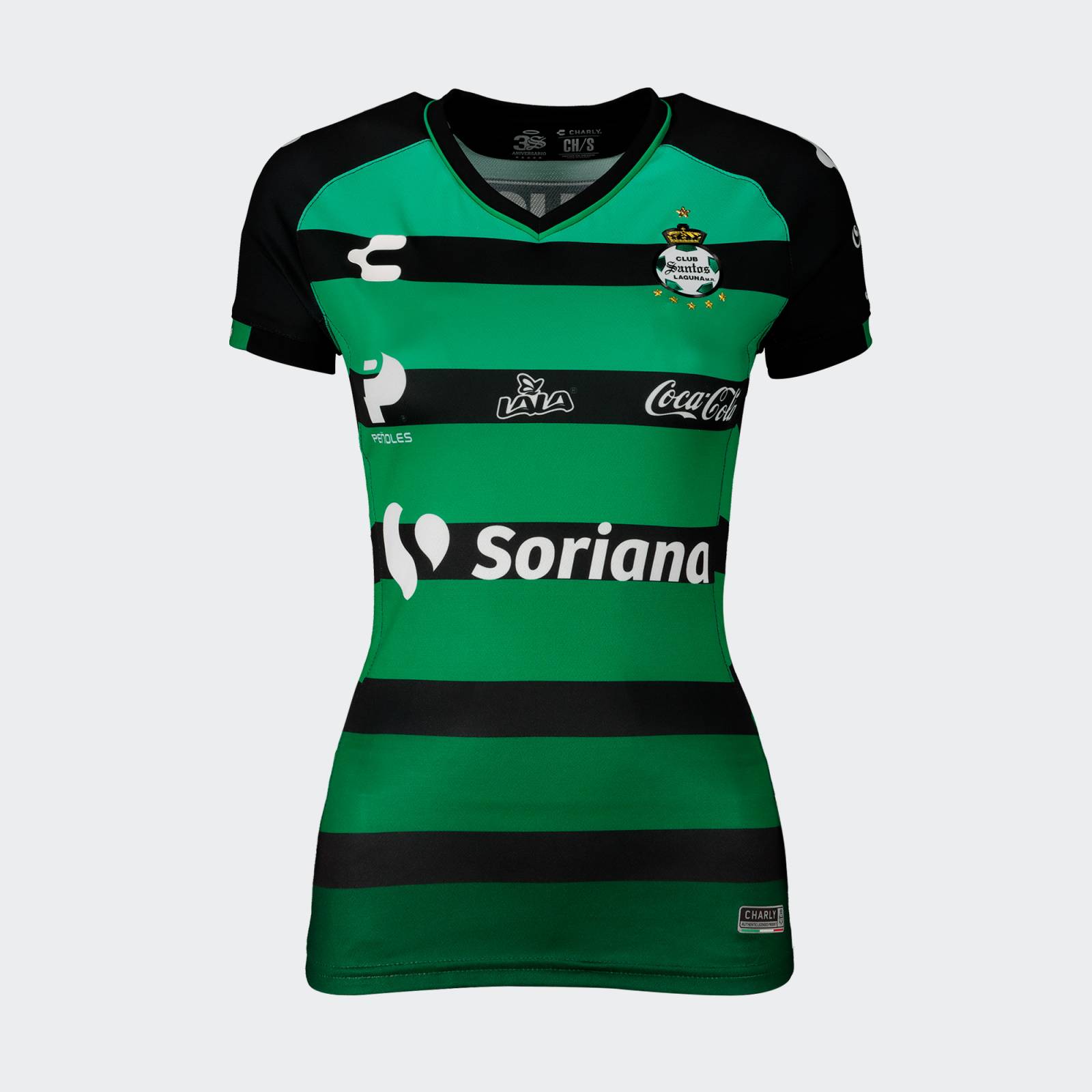 Jersey Charly Santos Mujer Verde Negra