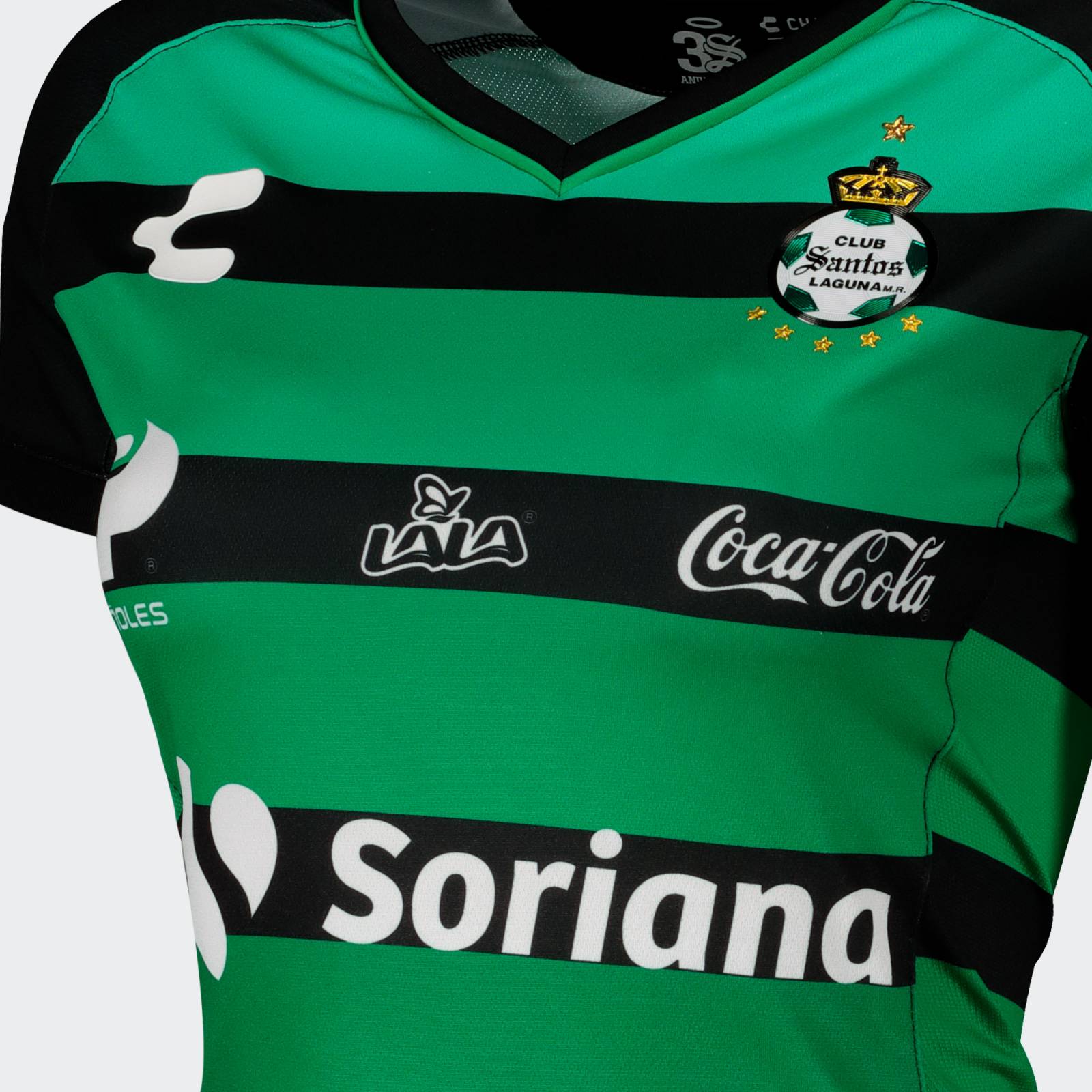 Jersey Charly Santos Mujer Verde Negra