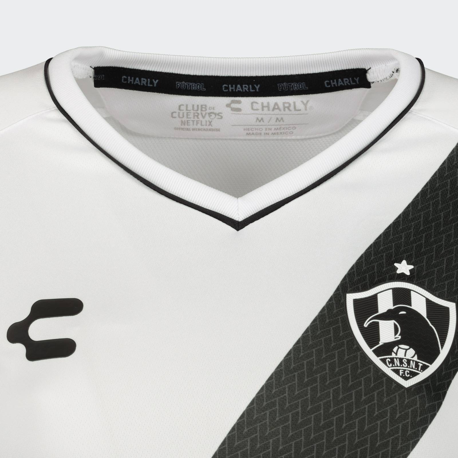 Jersey Cuervos Charly Franja Dama Blanco