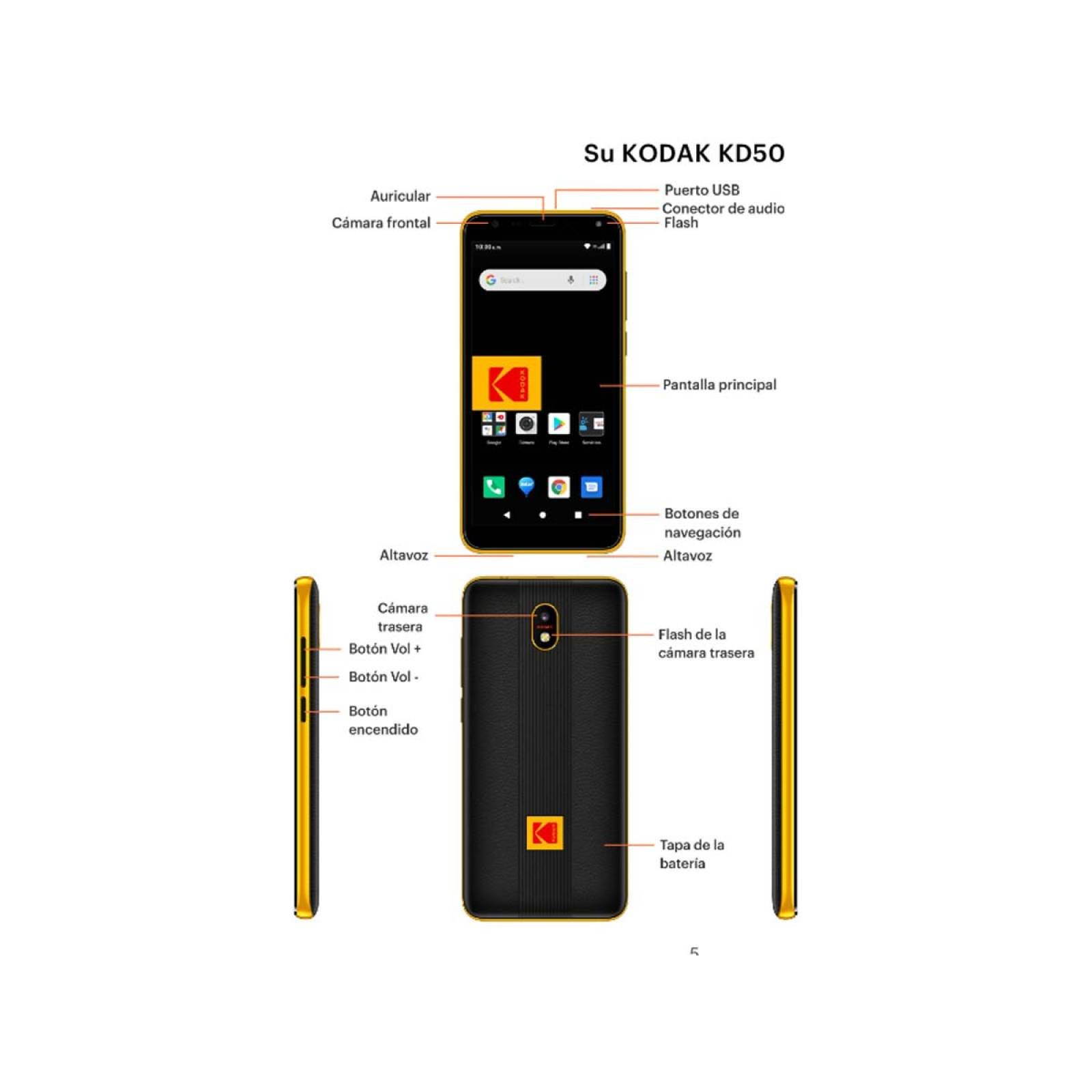Celulares Kodak Seren KD50 Android 10(go) + 32gb 1gb Ram