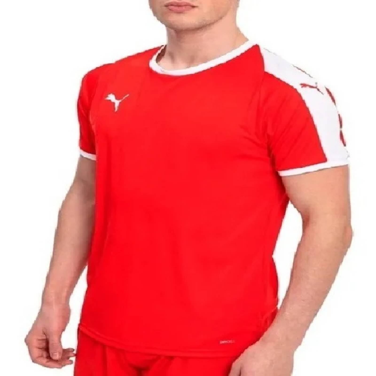 PLAYERA PUMA 703422-01 CAB LIGA JERSEY HOOPED PUMA RED-PUMA WHITE –  Almacenes Tepa
