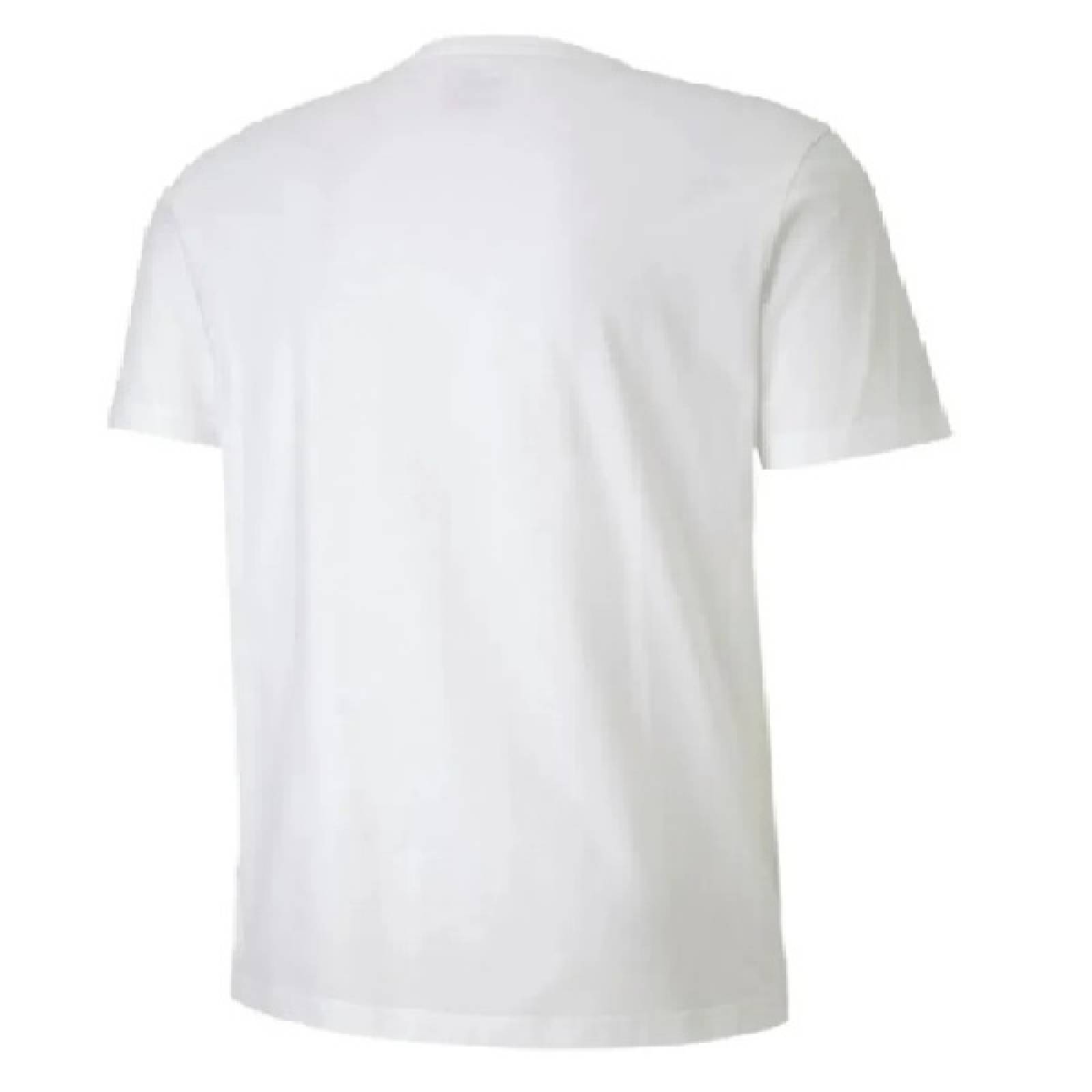 Playera Puma Caballero Cat Brand Graphic Tee Blanco 258190902