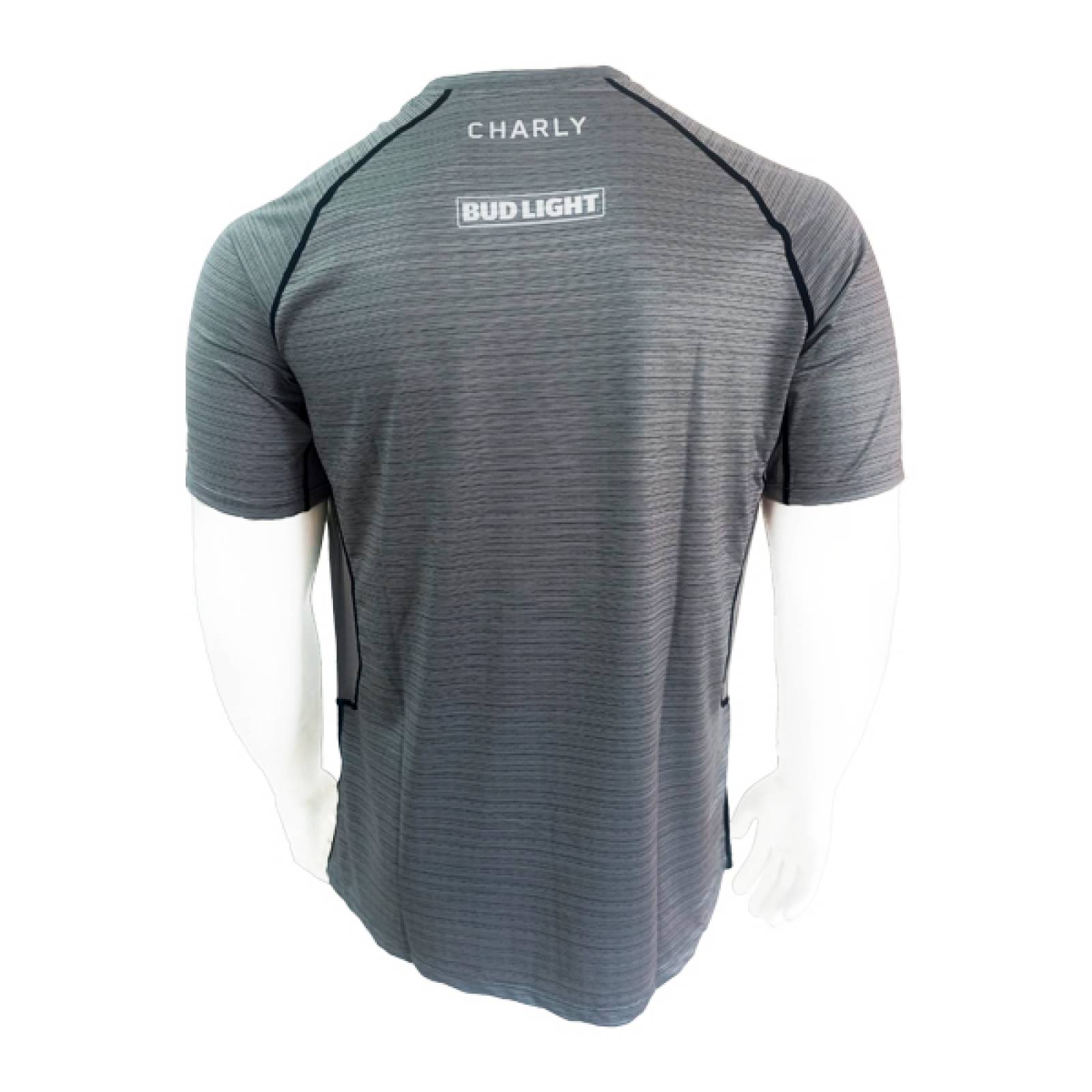  JERSEY CHARLY XOLOS NEGRO/RAYAS ROJO CABALLERO