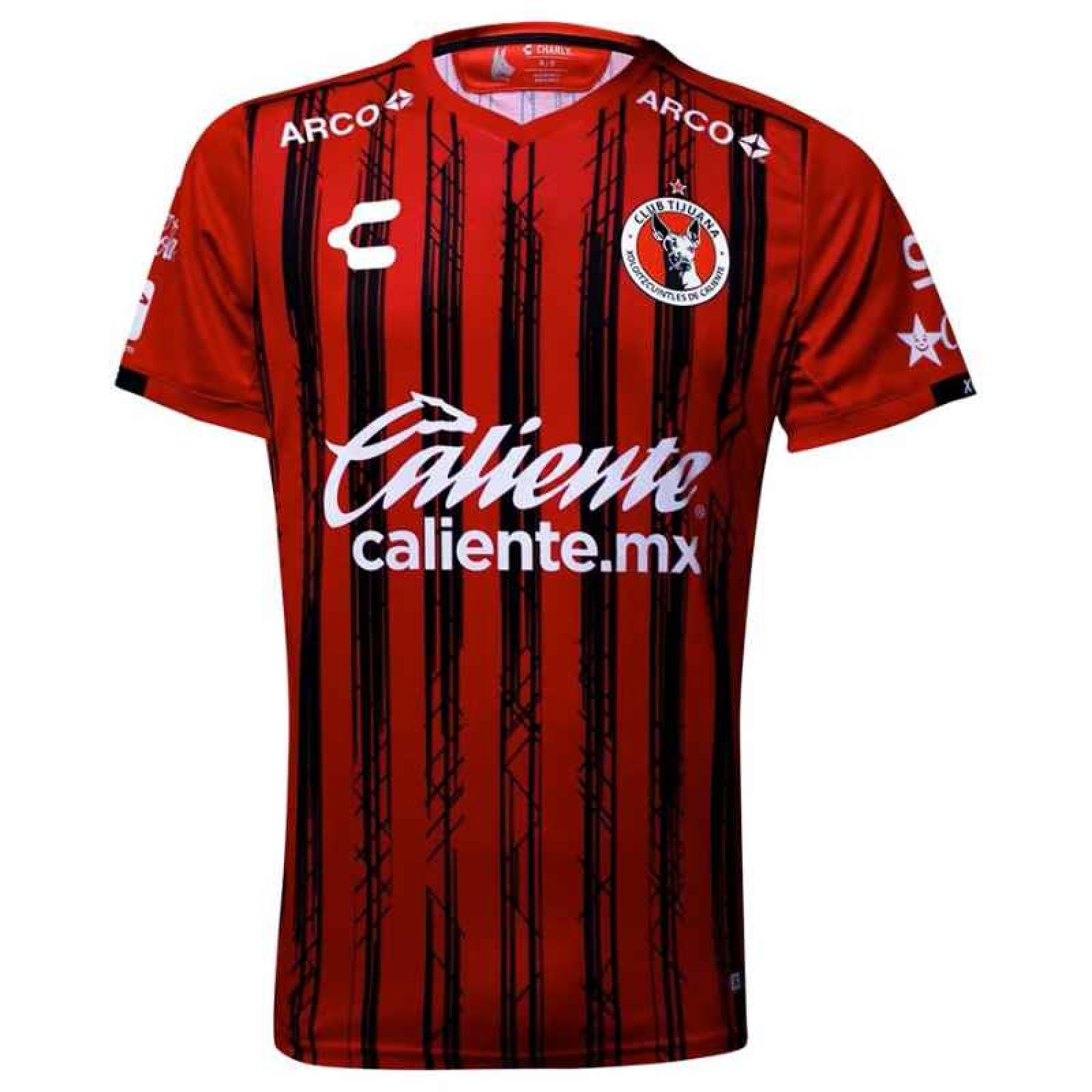 JERSEY CHARLY  XOLOS LOCAL 19-20 ROJO/NEGRO CABALLERO